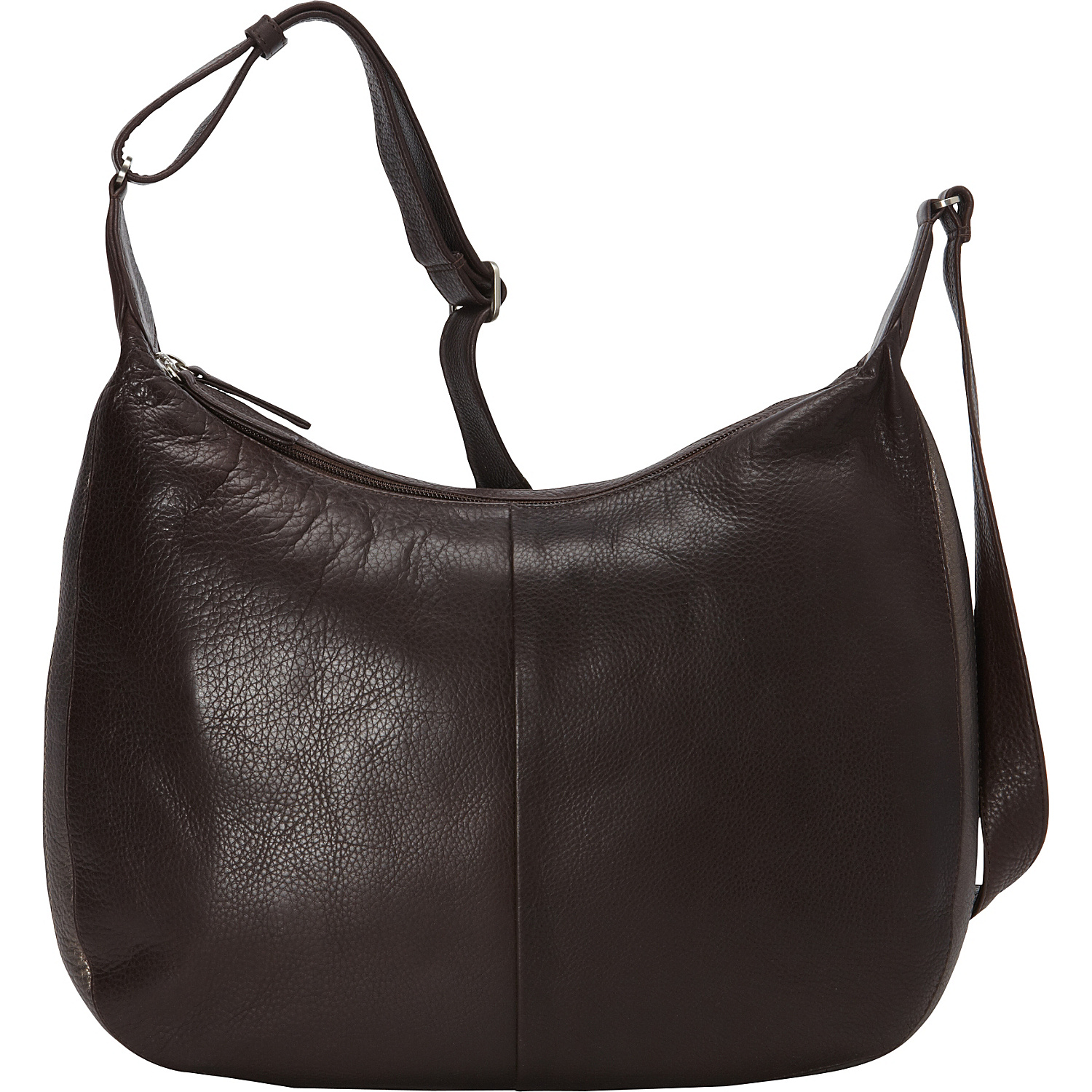 Large double zip hobo