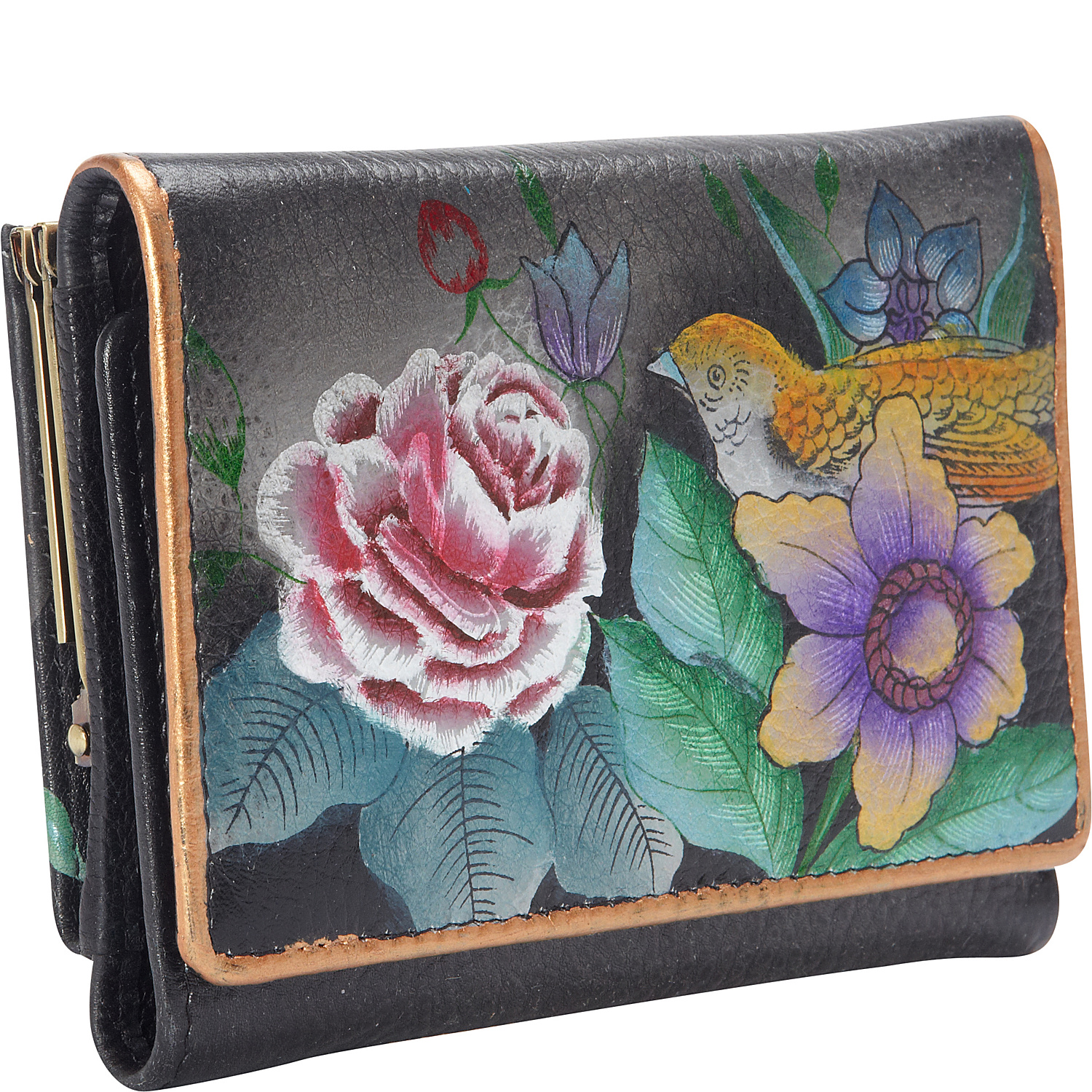 RFID Blocking Small Flap French Wallet