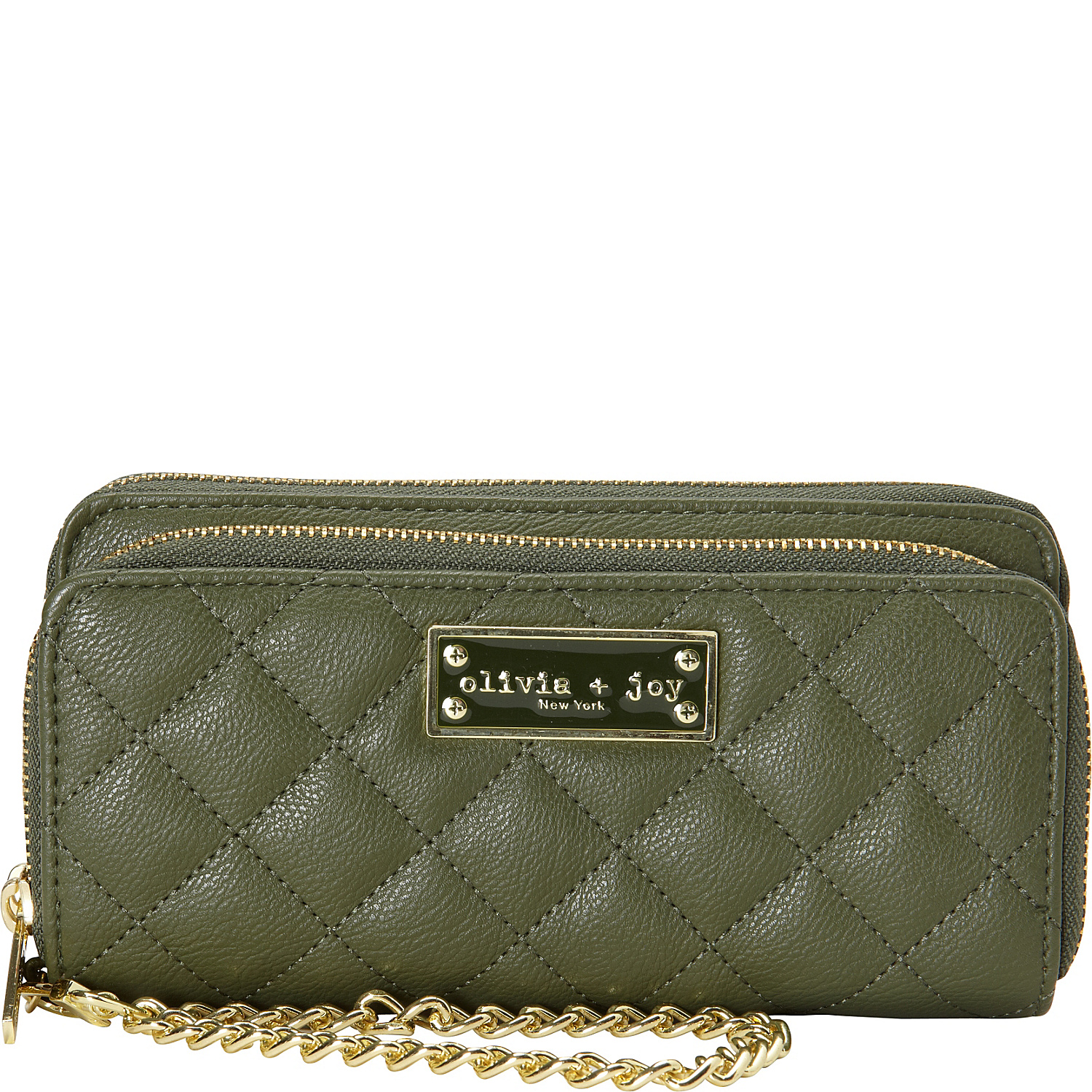 Idina Double Zip Around Wallet