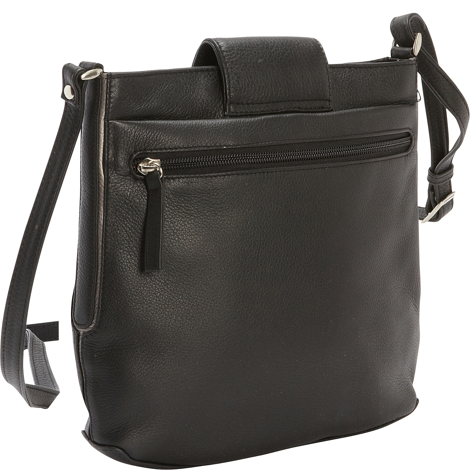 Slim N/S Top Zip Tap Closure Crossbody