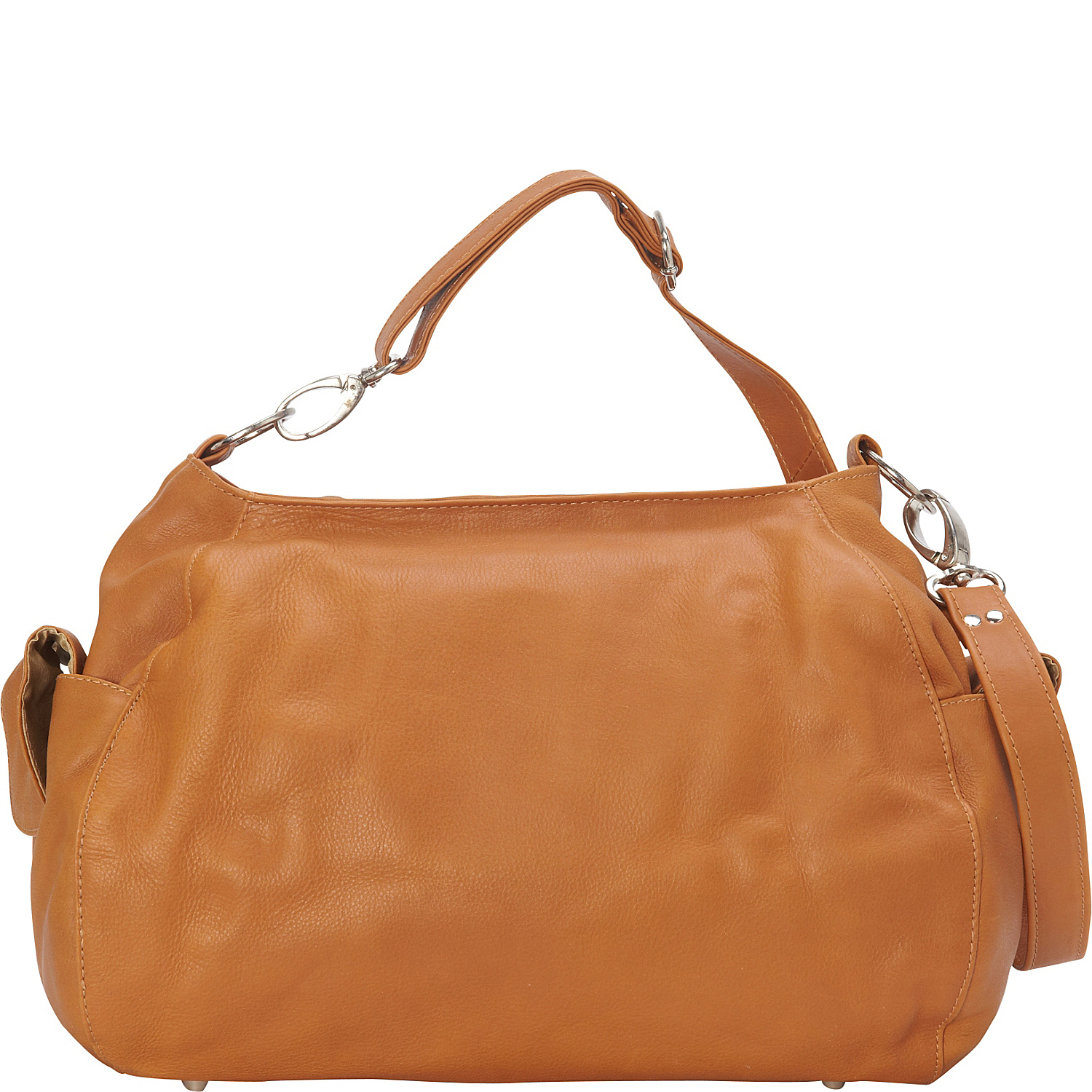 Top-Zip Shoulder Bag/Cross Body Hobo