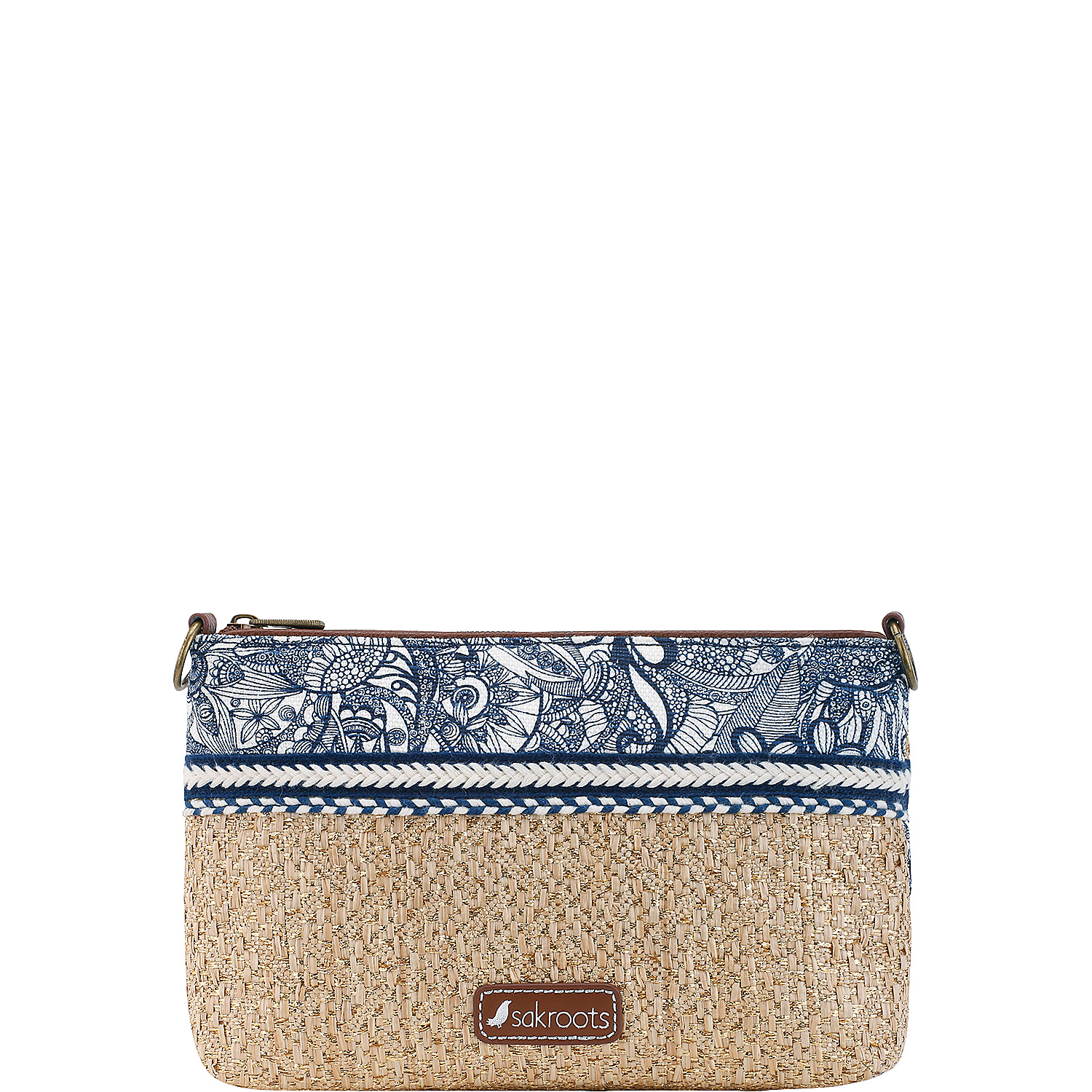 Boca Straw Convertible Clutch