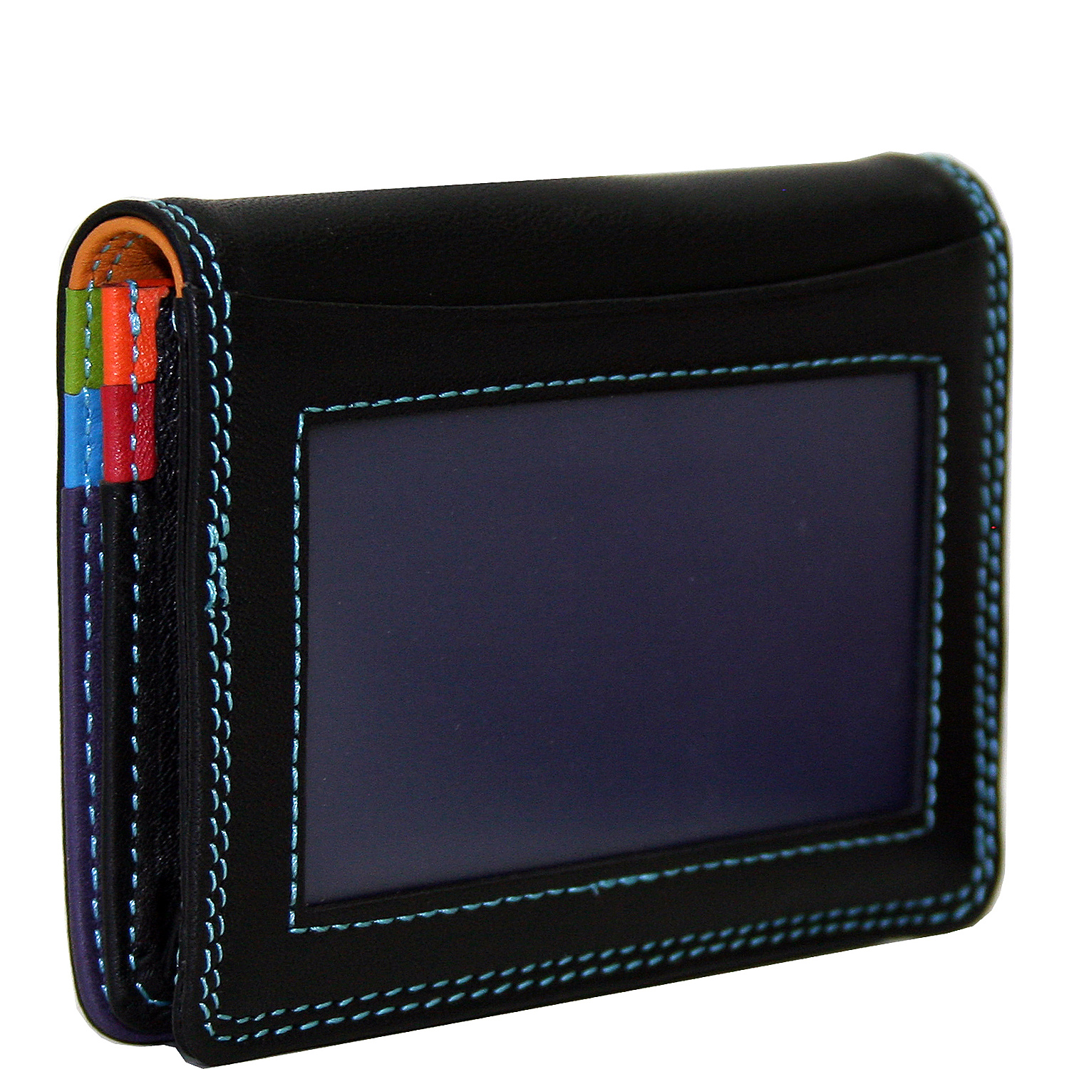 Leather Gusset Card Case with ID Window