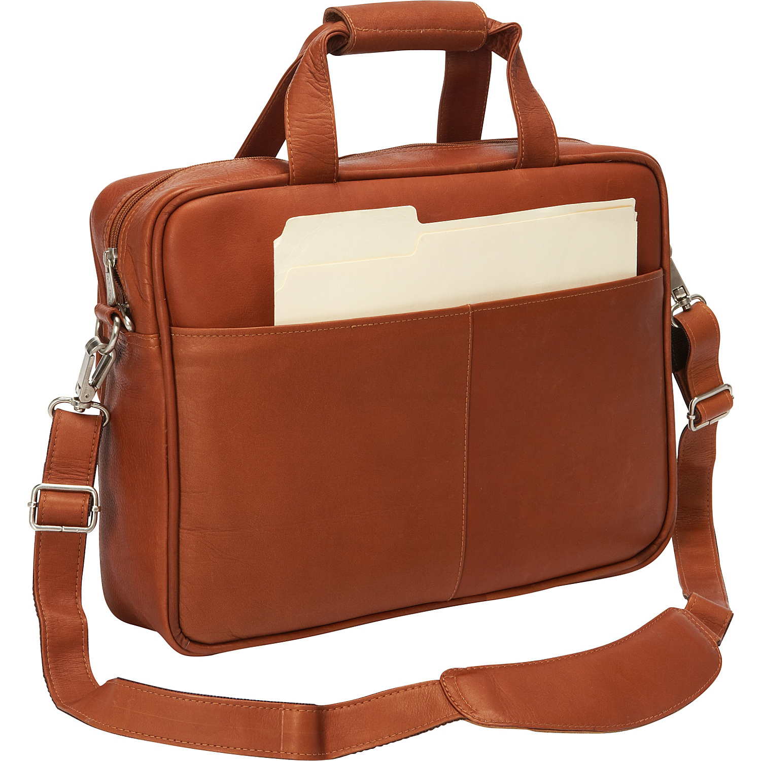 Slim Top-Zip Briefcase