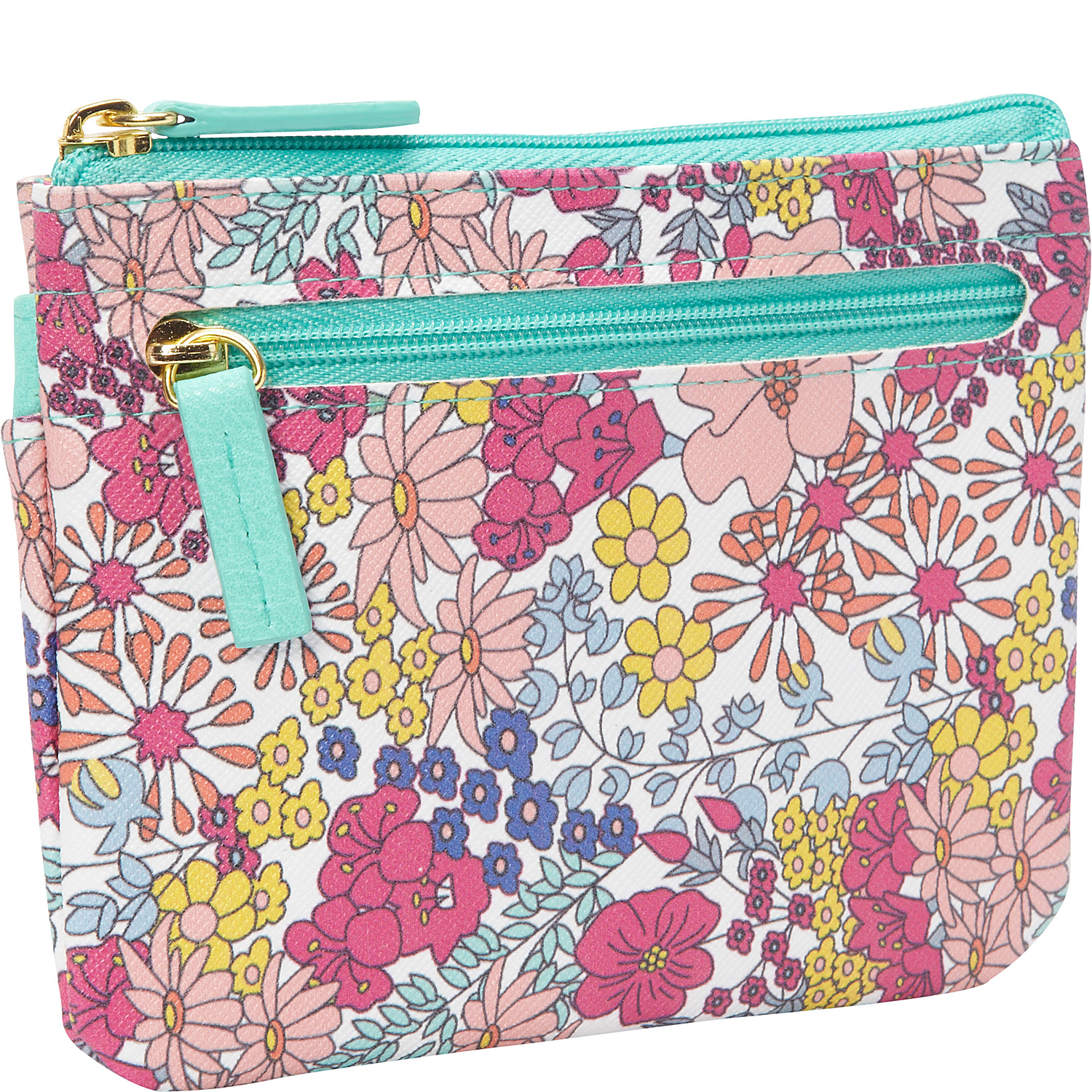 Ditsy Floral Pik-Me-Up Large I.D. Coin / Card Case