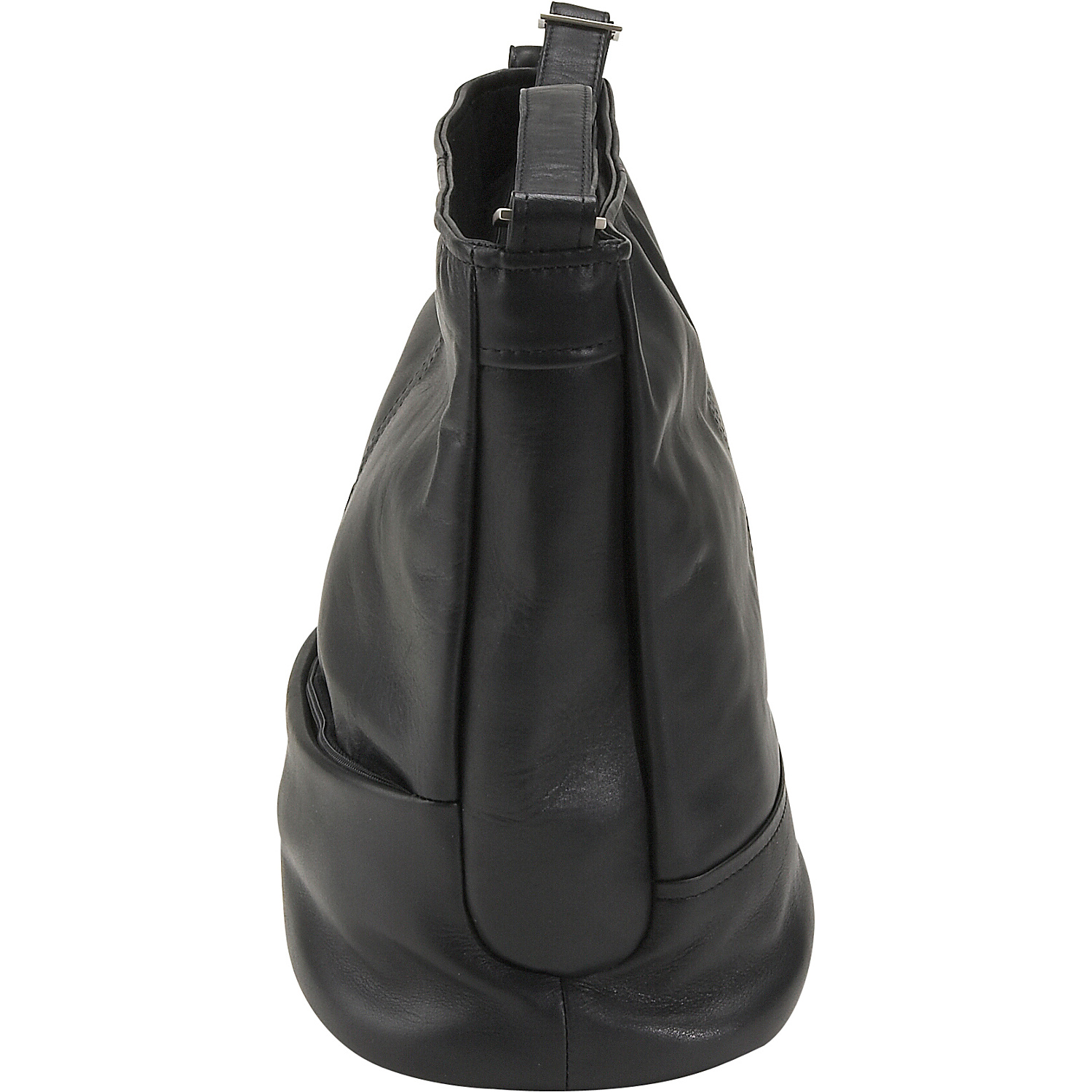 North/South Double Compartment Bucket Bag