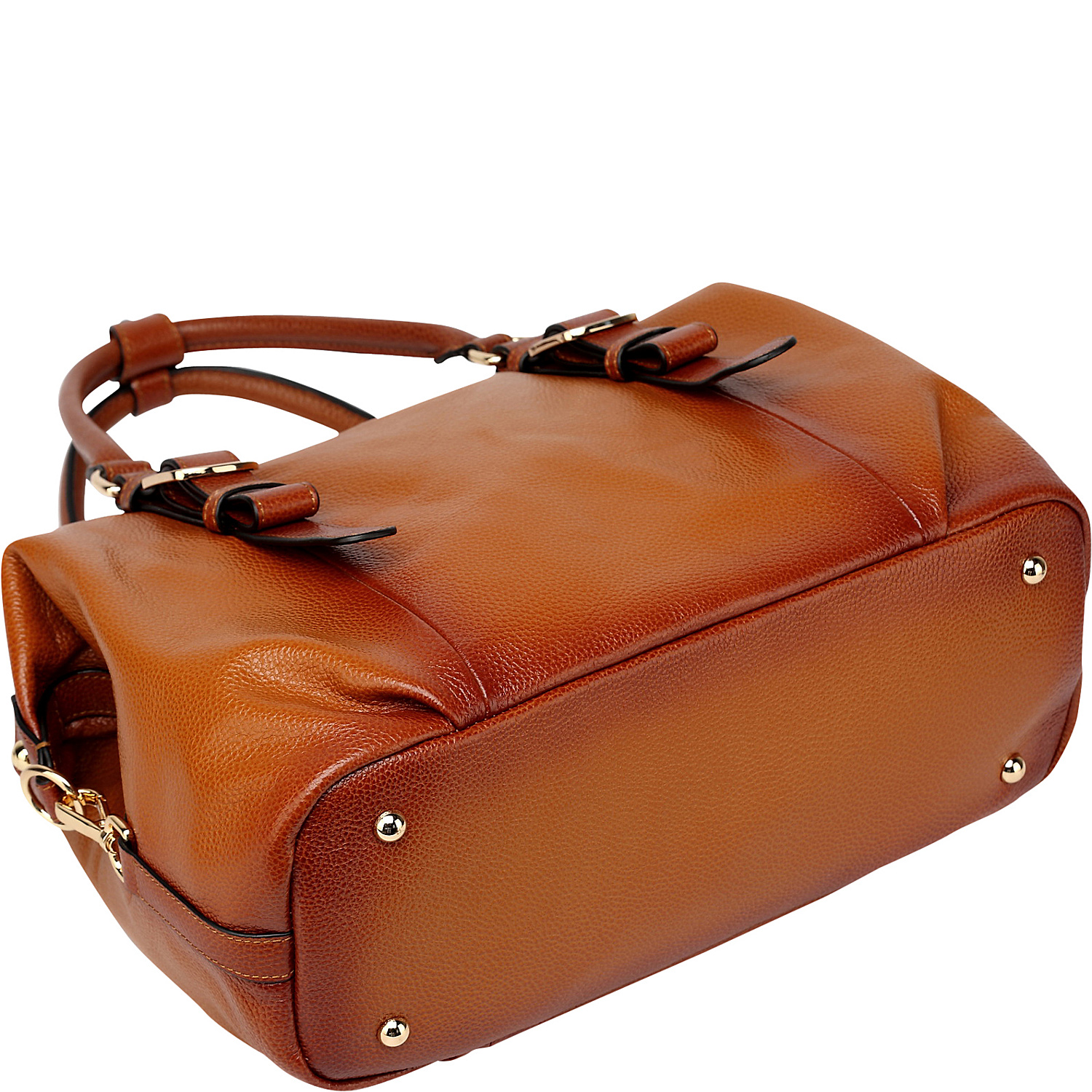 Infinity Leather Satchel