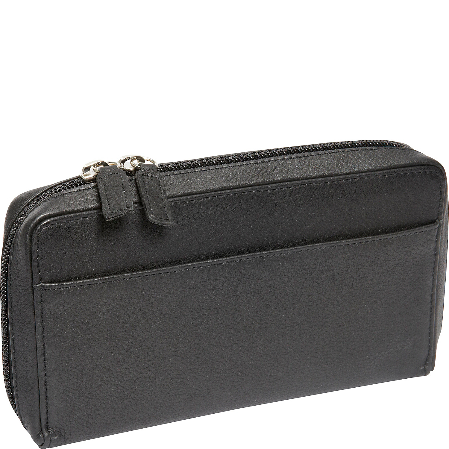 Large Full Zip Organizer Clutch Wallet