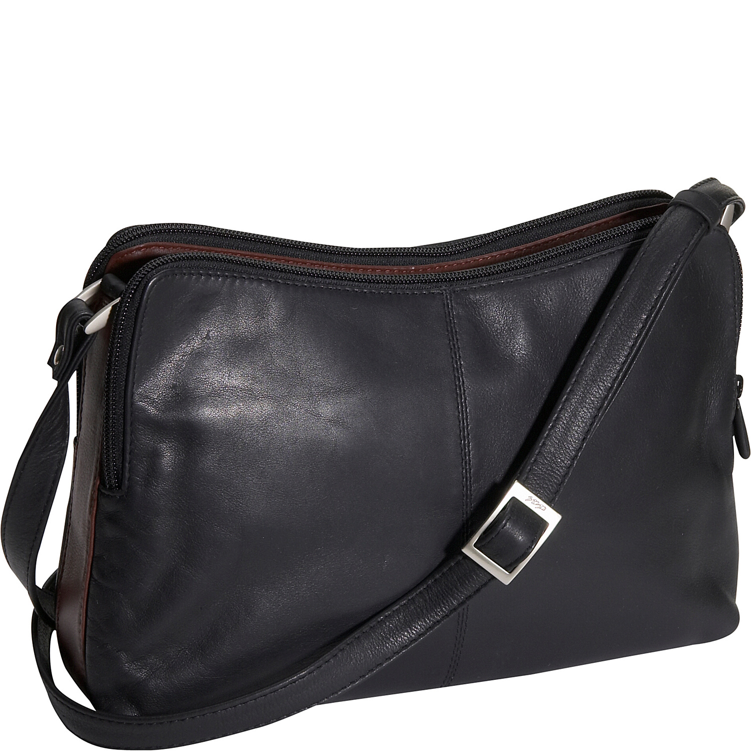 Double zip Handbag