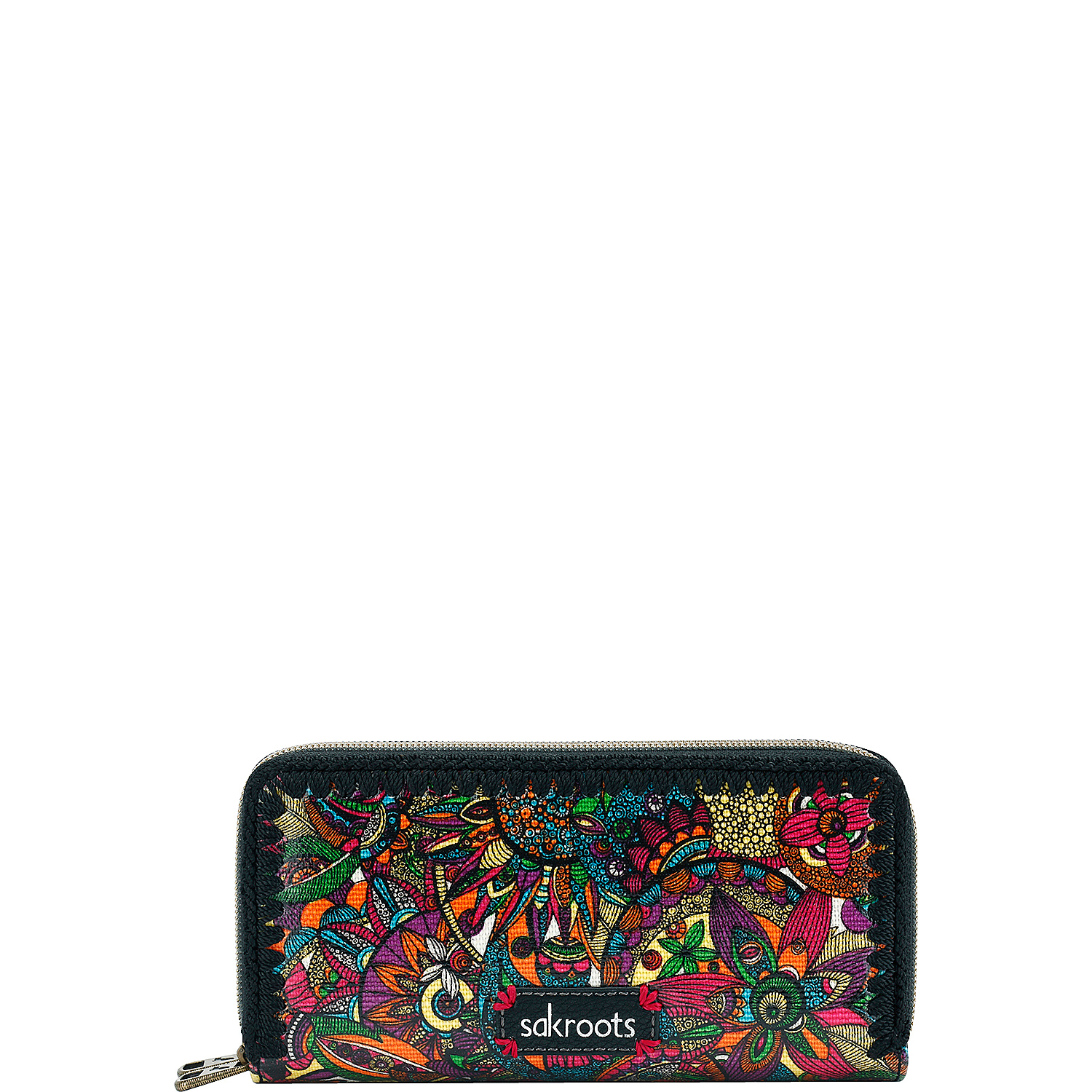 Artist Circle Double Zip Wallet