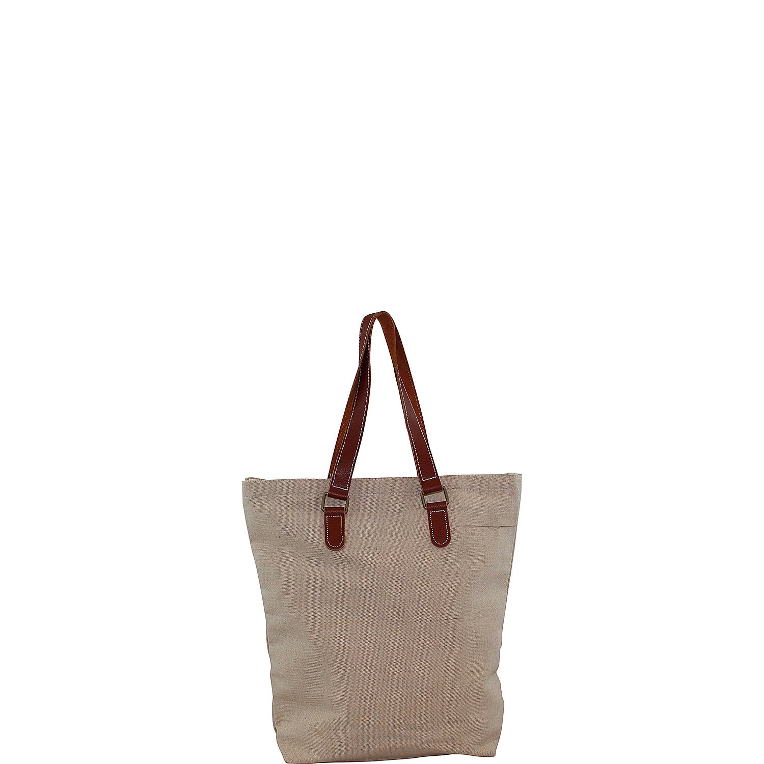 Jute and Leather Tote