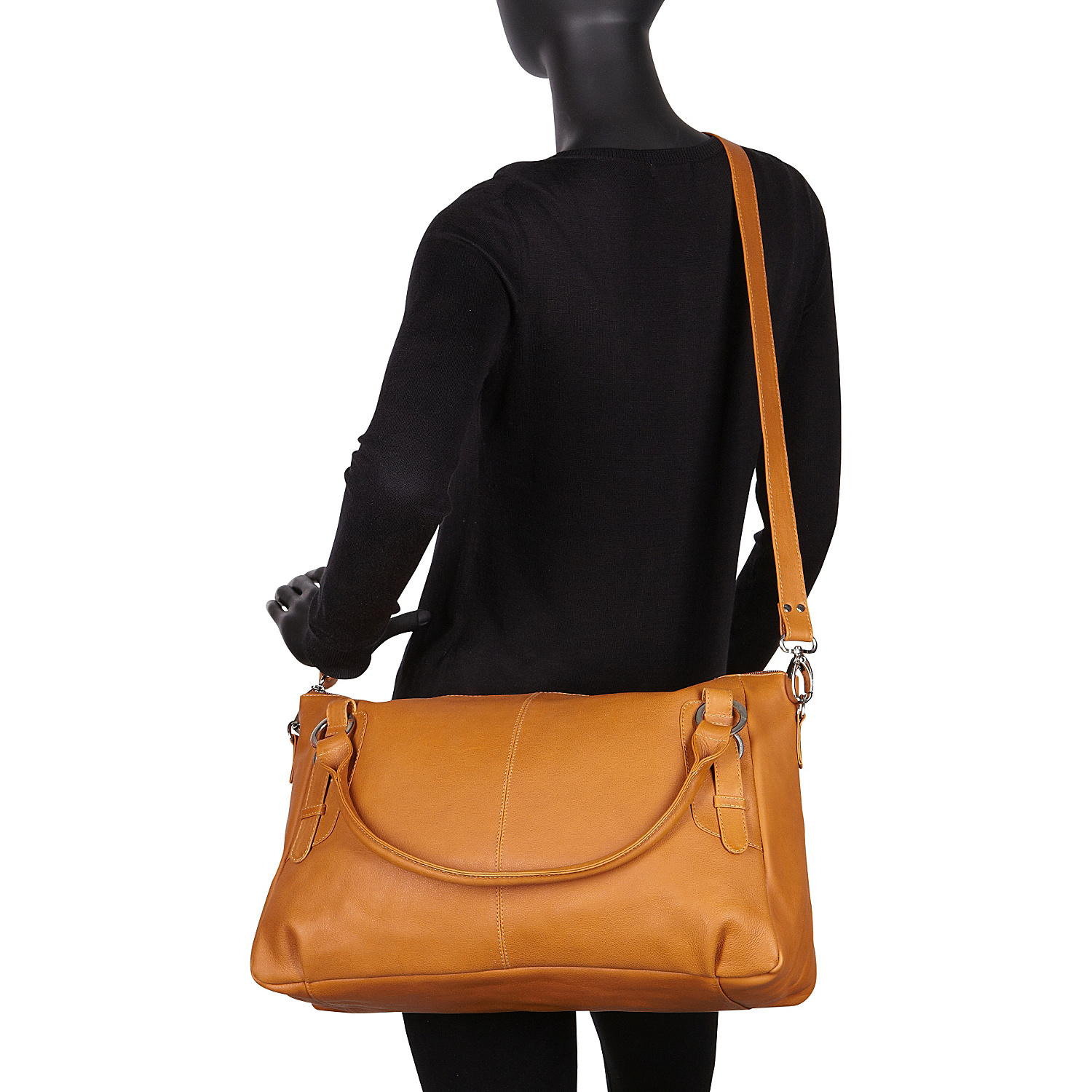 Large Convertible Satchel Handbag