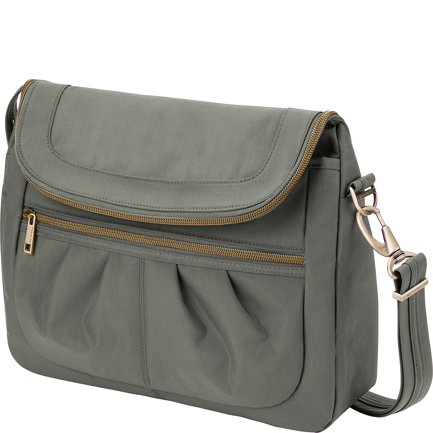 Anti-Theft Signature Flap Compartment Crossbody Bag