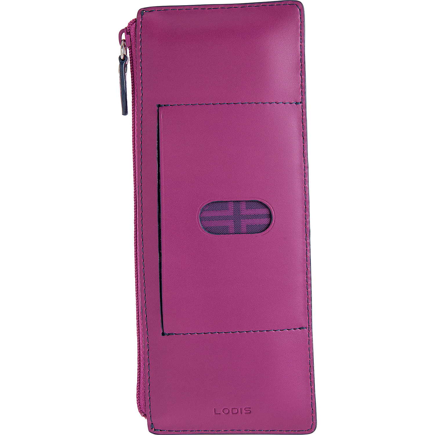 Audrey Credit Card Case with Zip Pocket - Fashion Colors