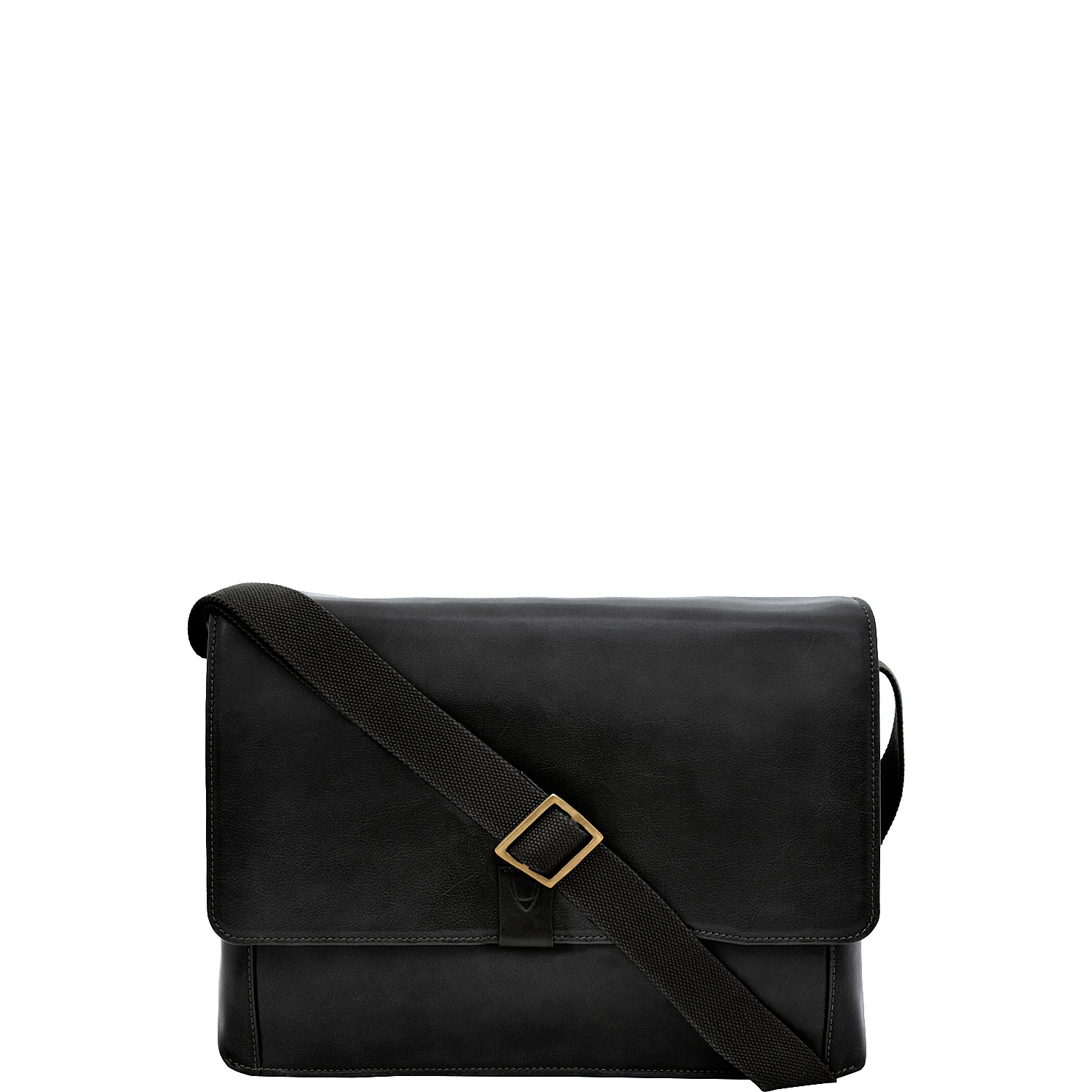 Aiden Leather Business Laptop Messenger Crossbody Bag