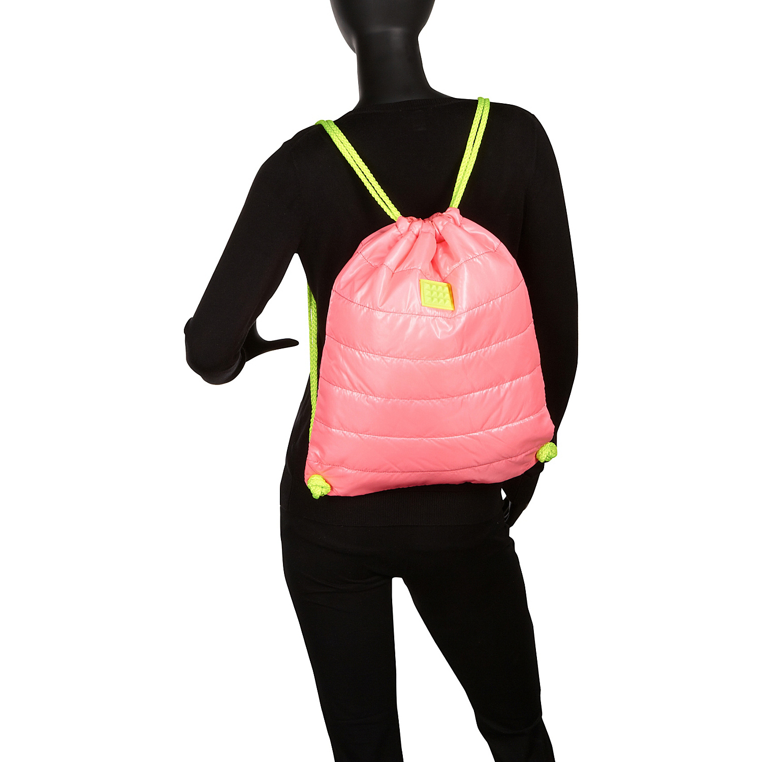 Diamond Patch Drawstring Sackpack