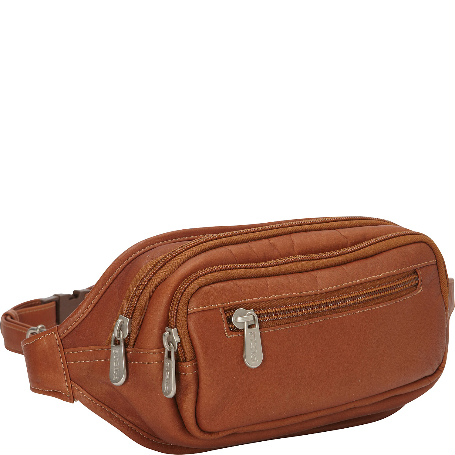 Multi-Zip Oval Waist Bag