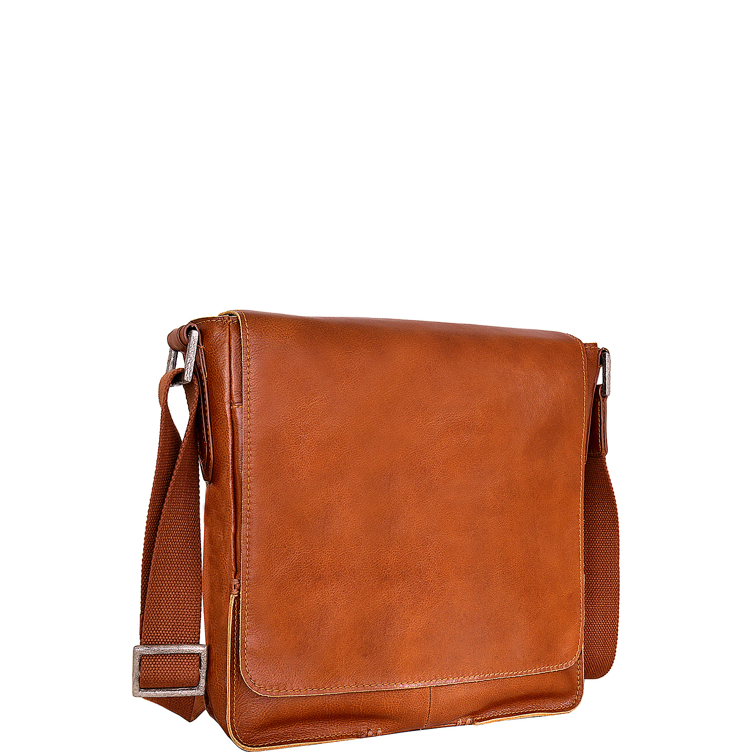 Fred Leather Business Laptop Messenger Crossbody Bag