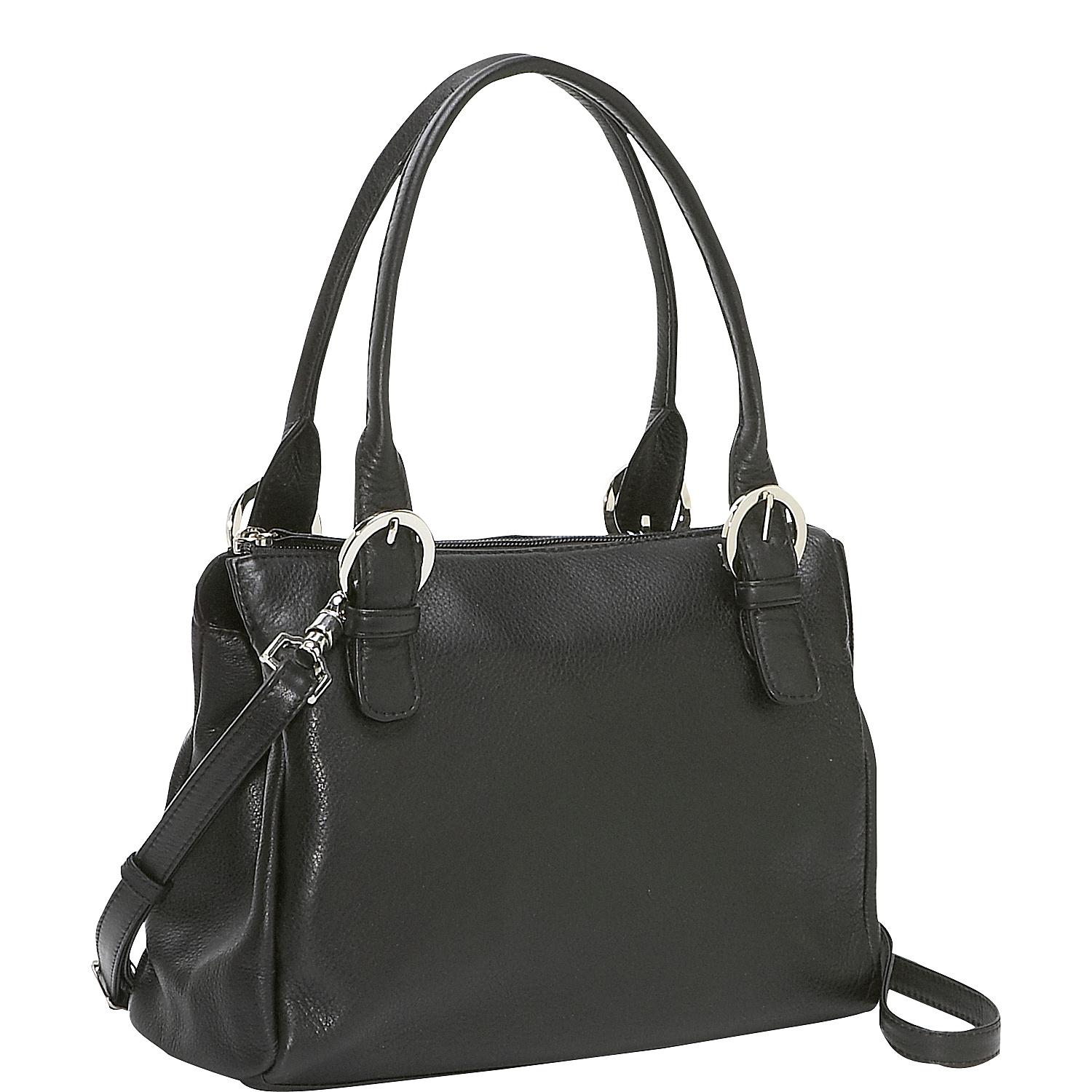 Square Top Zip Handbag