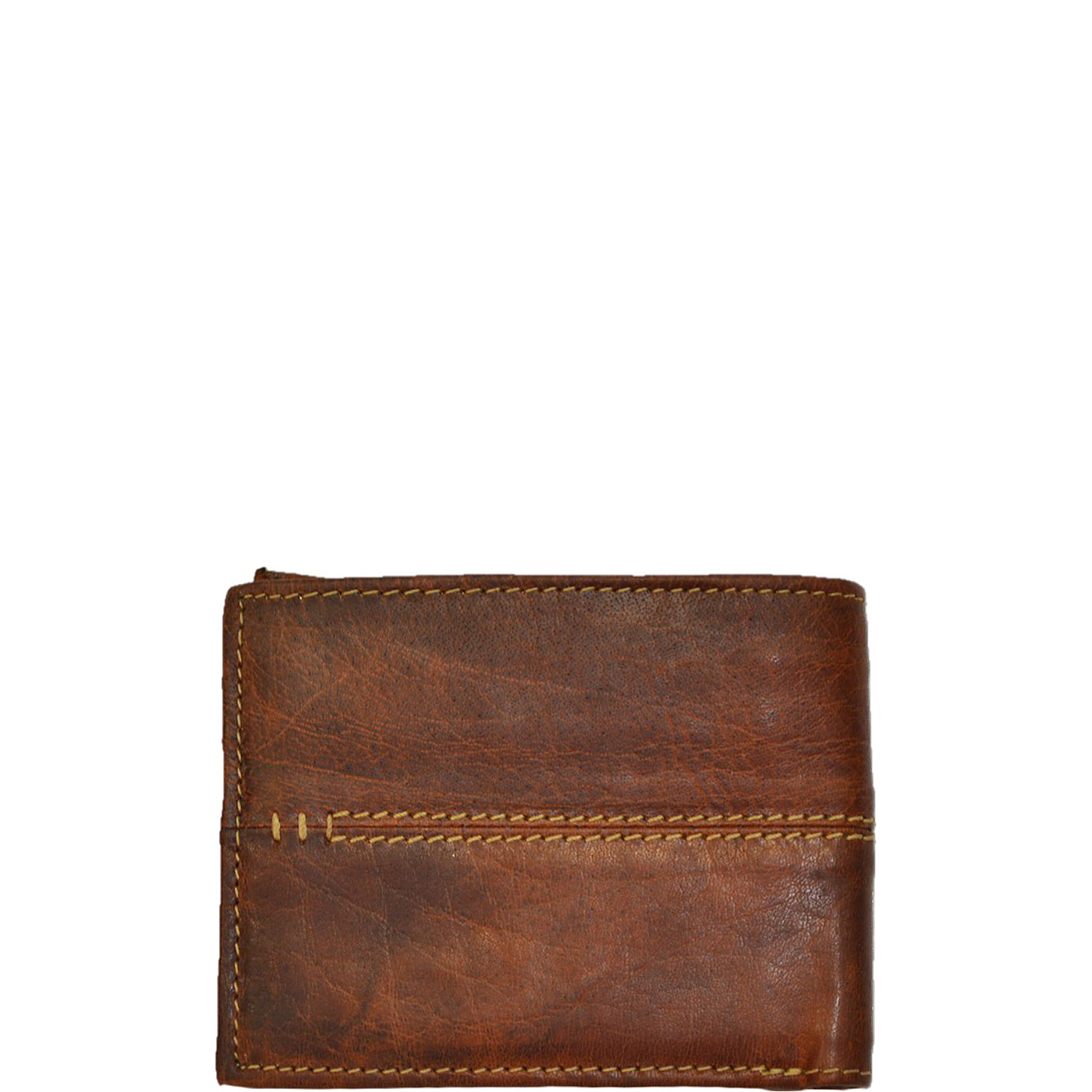 Leather Burr Canyon Leather Zippered Wallet