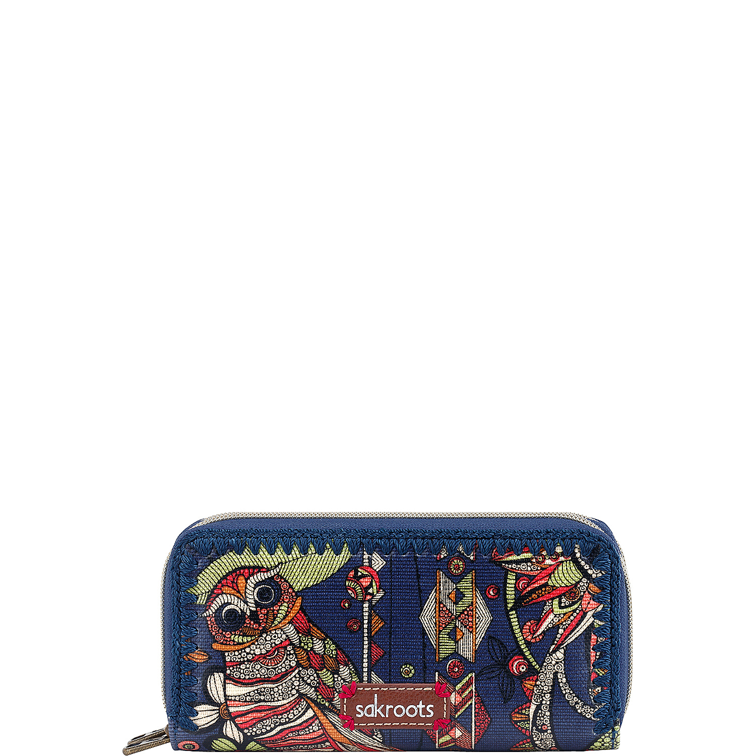 Artist Circle Double Zip Wallet