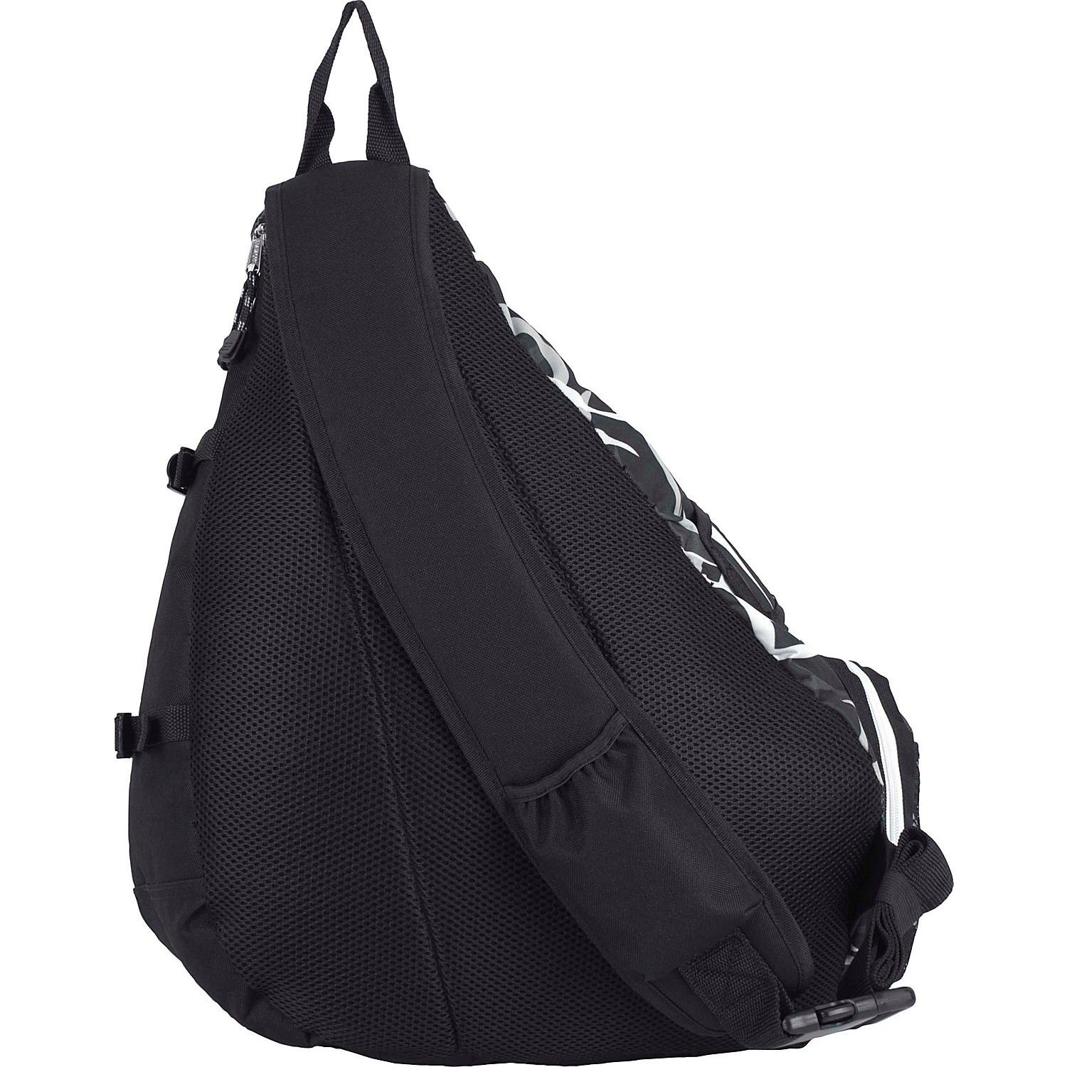 Triple Zip Trapezoid Backpack