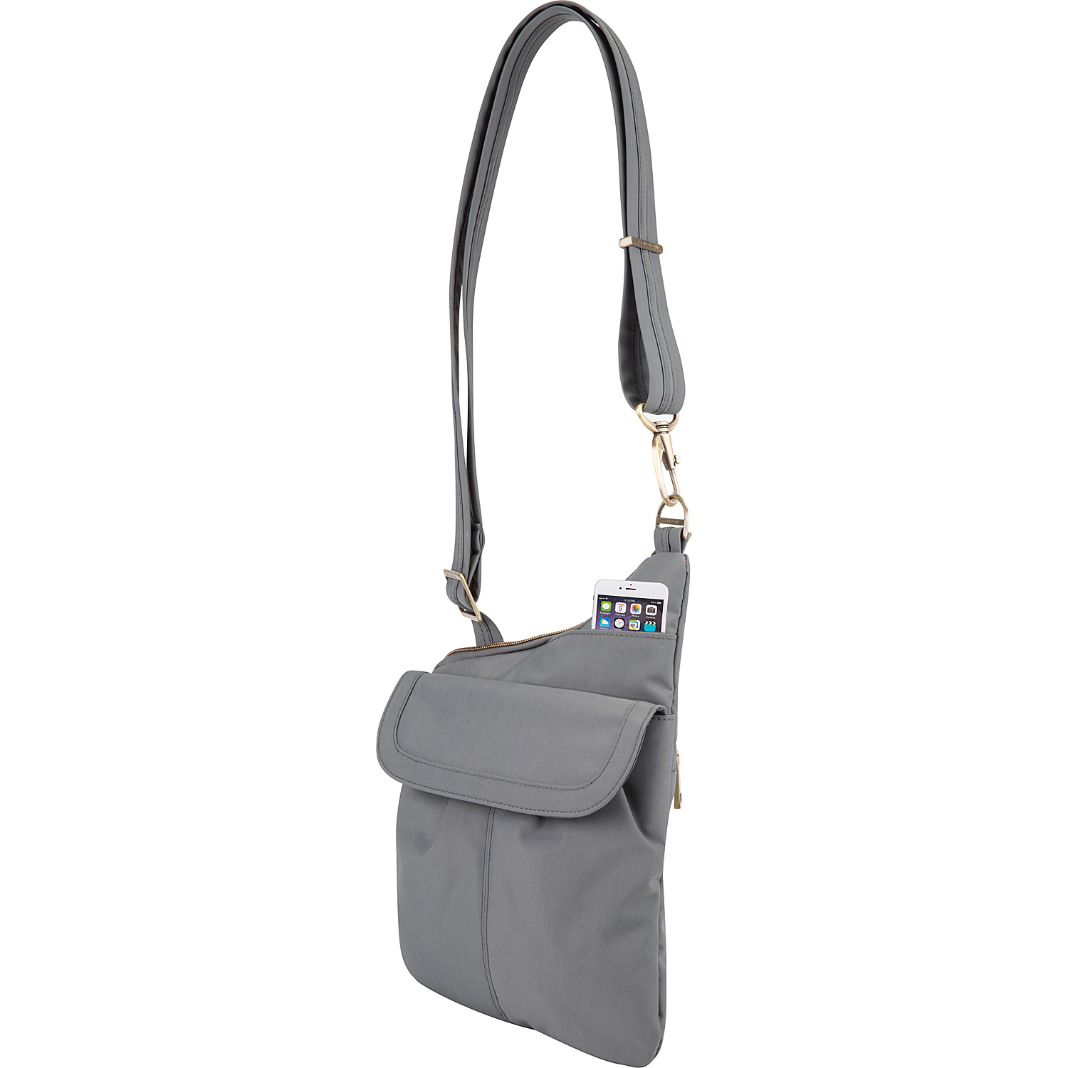 Anti-Theft Signature Slim Crossbody Bag