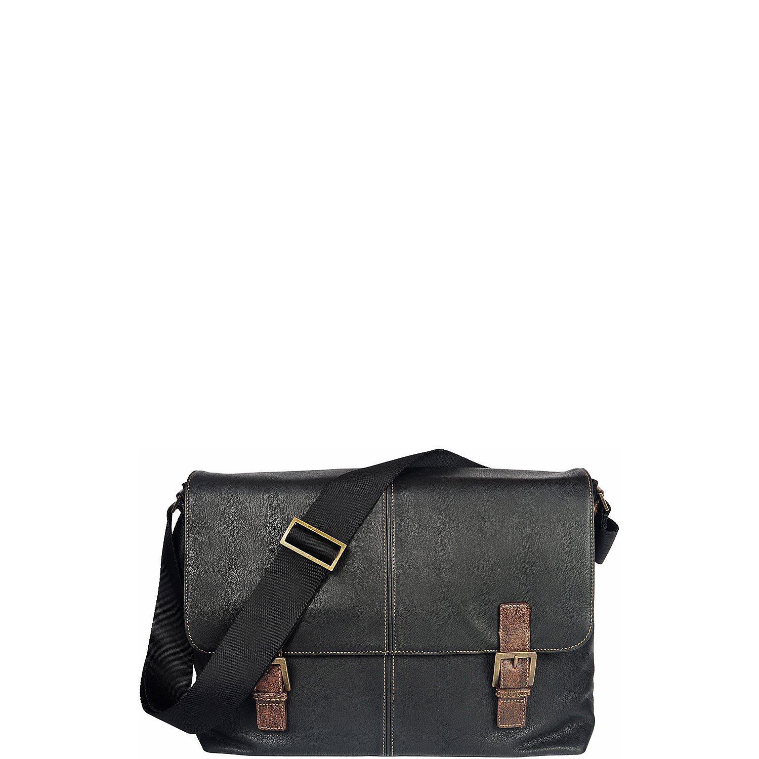 Hendrix Double Buckle Laptop Messenger