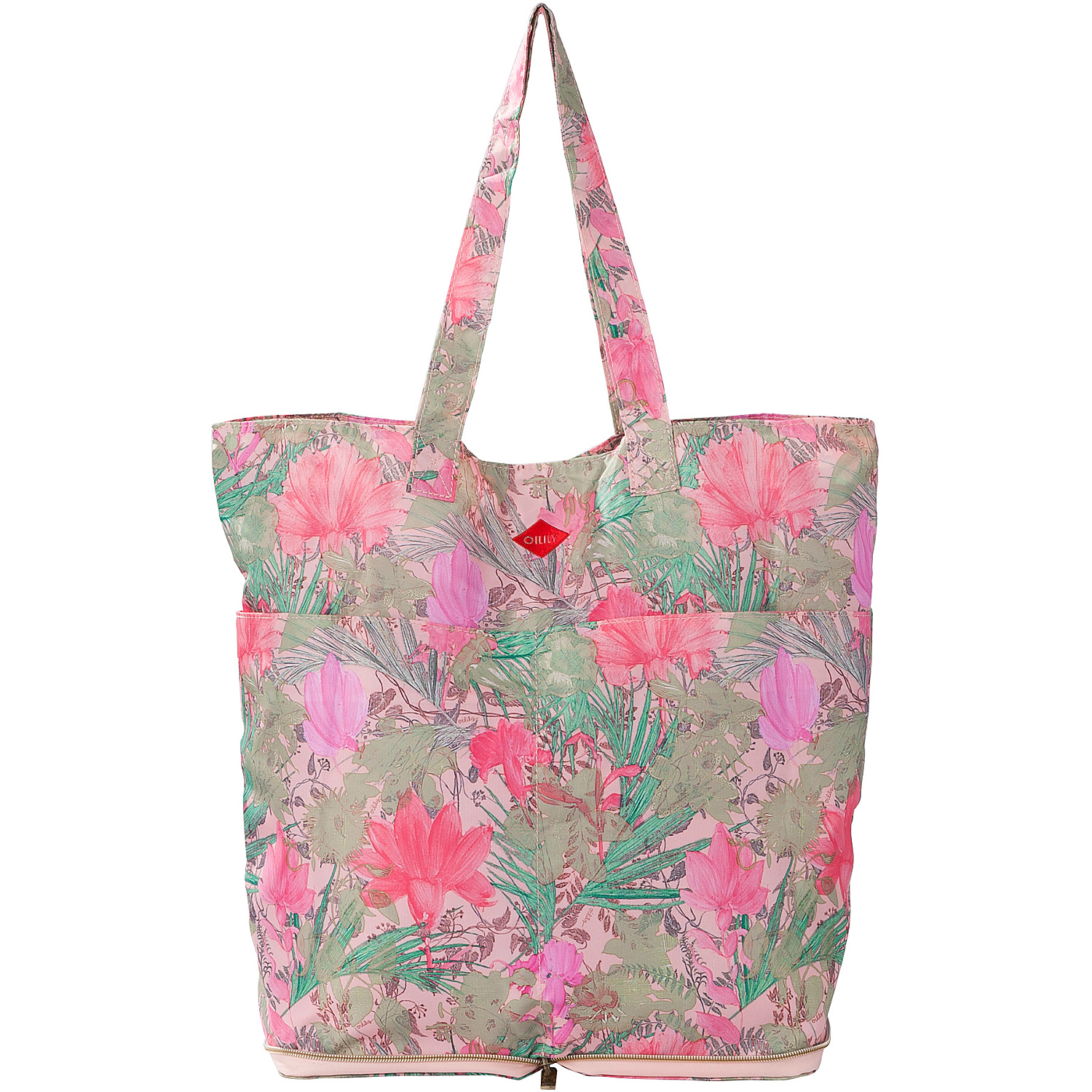 Folding Shopper Shoulder Bag