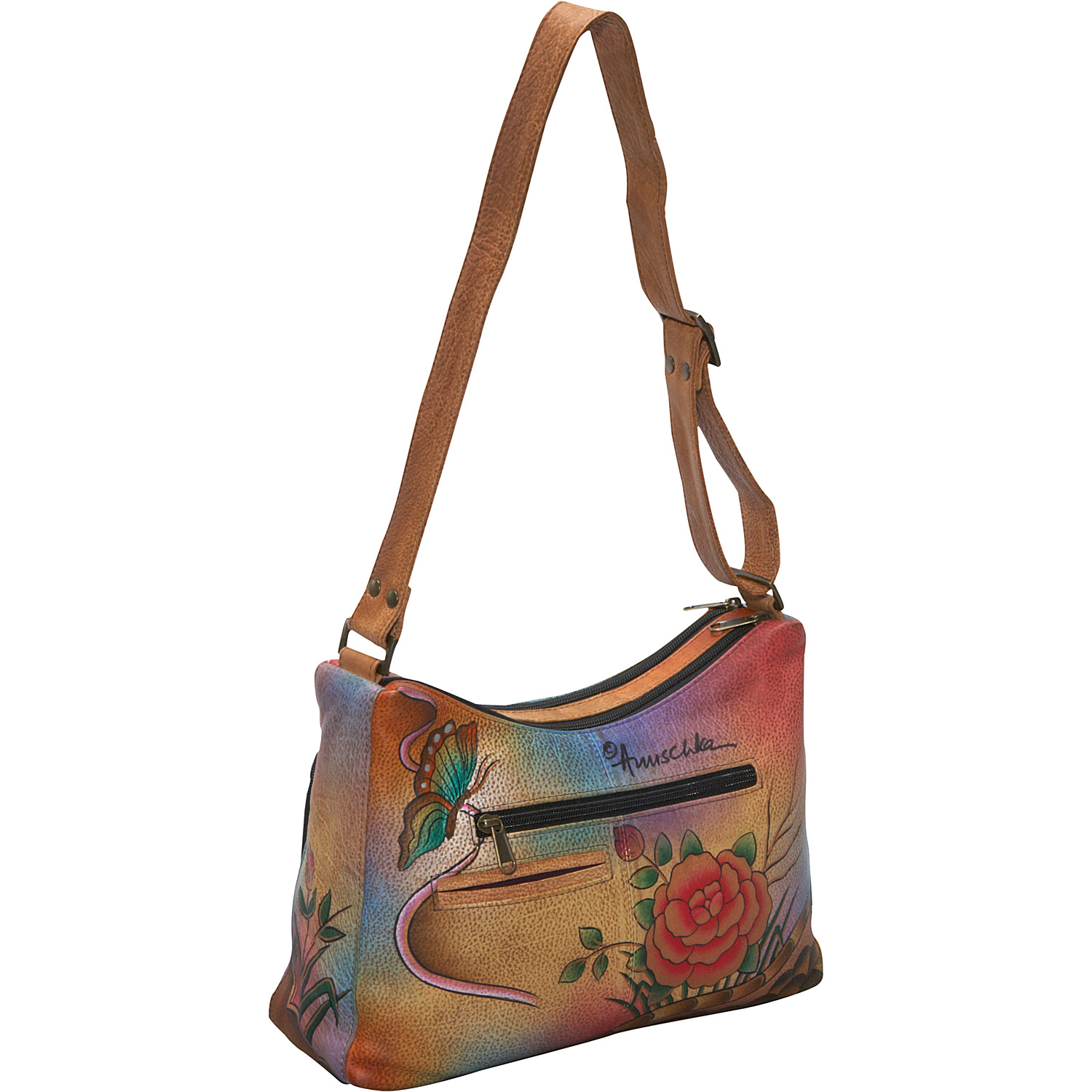 Twin-Top East-West Organizer Shoulder Bag