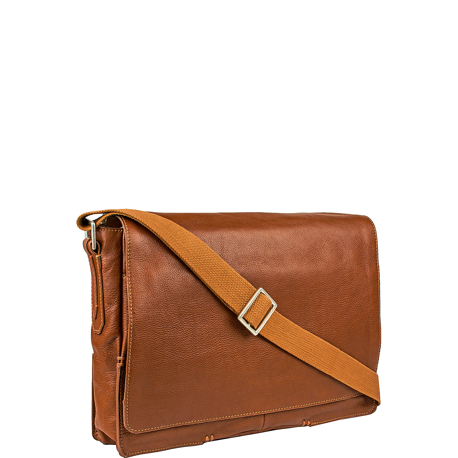 Fred Leather Business Laptop Messenger Crossbody Bag