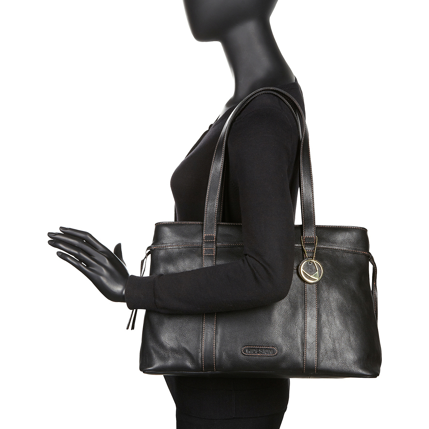 Mina Classic Leather Tote