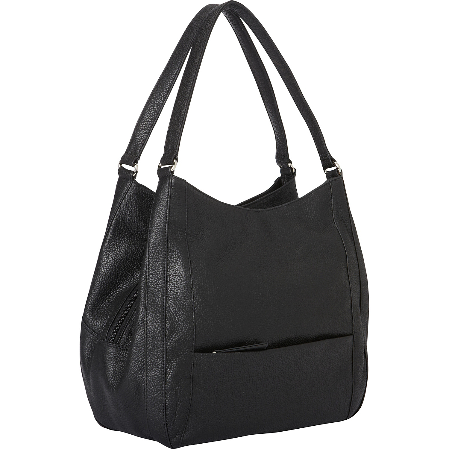 Large Soft Top Zip Tote