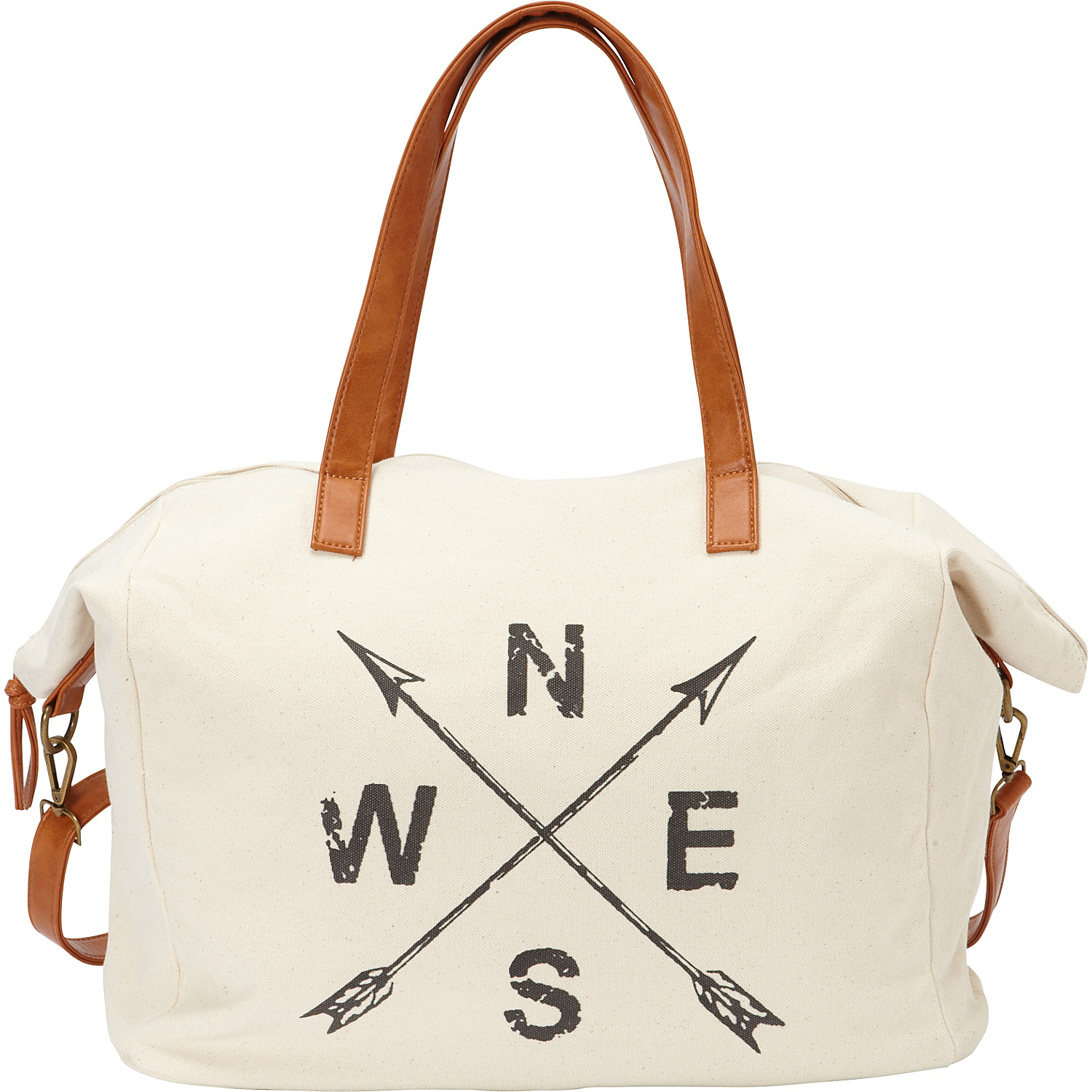 Printed Cotton Weekender Bag