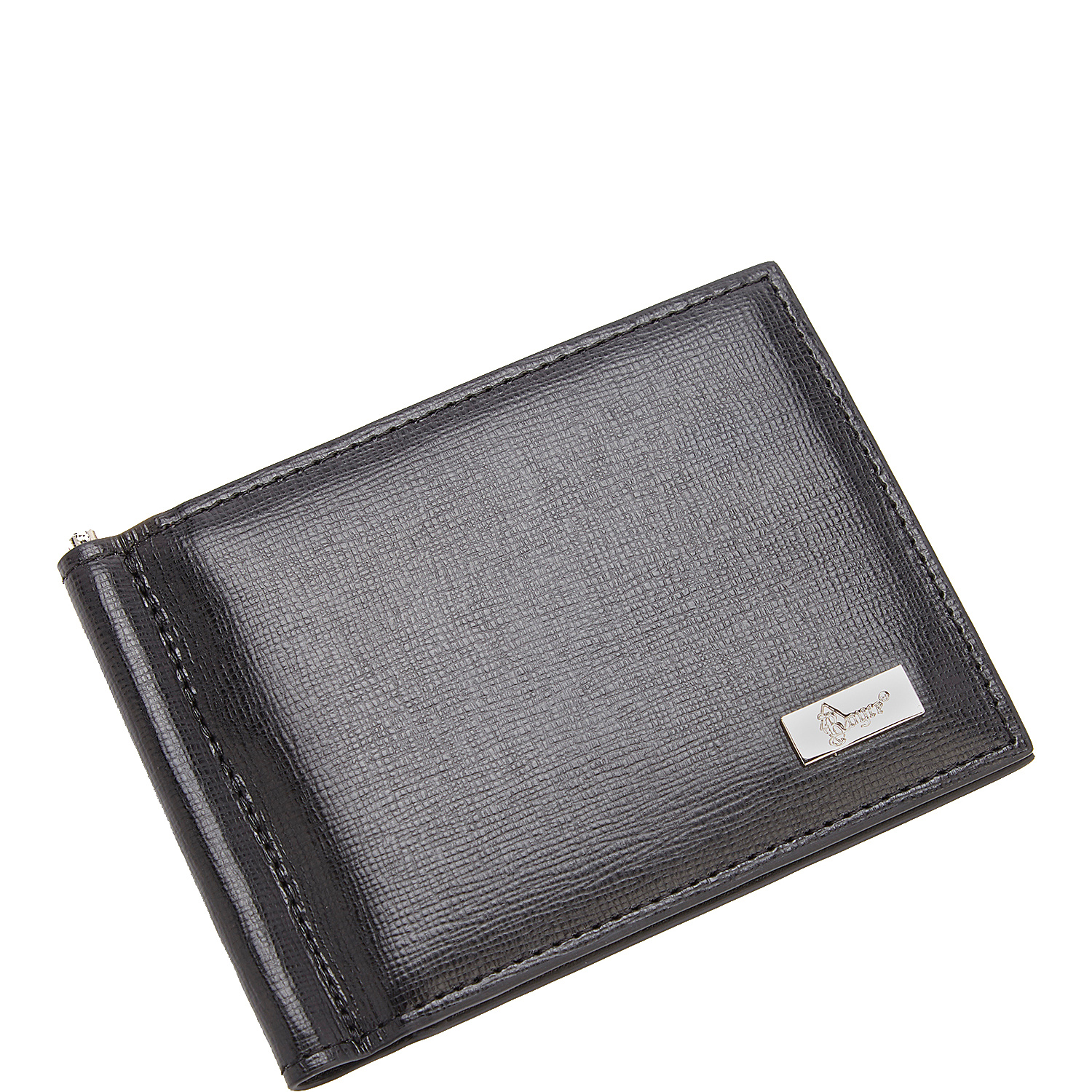 RFID Blocking Saffiano Leather Money Clip Credit Card Front Pocket Wallet