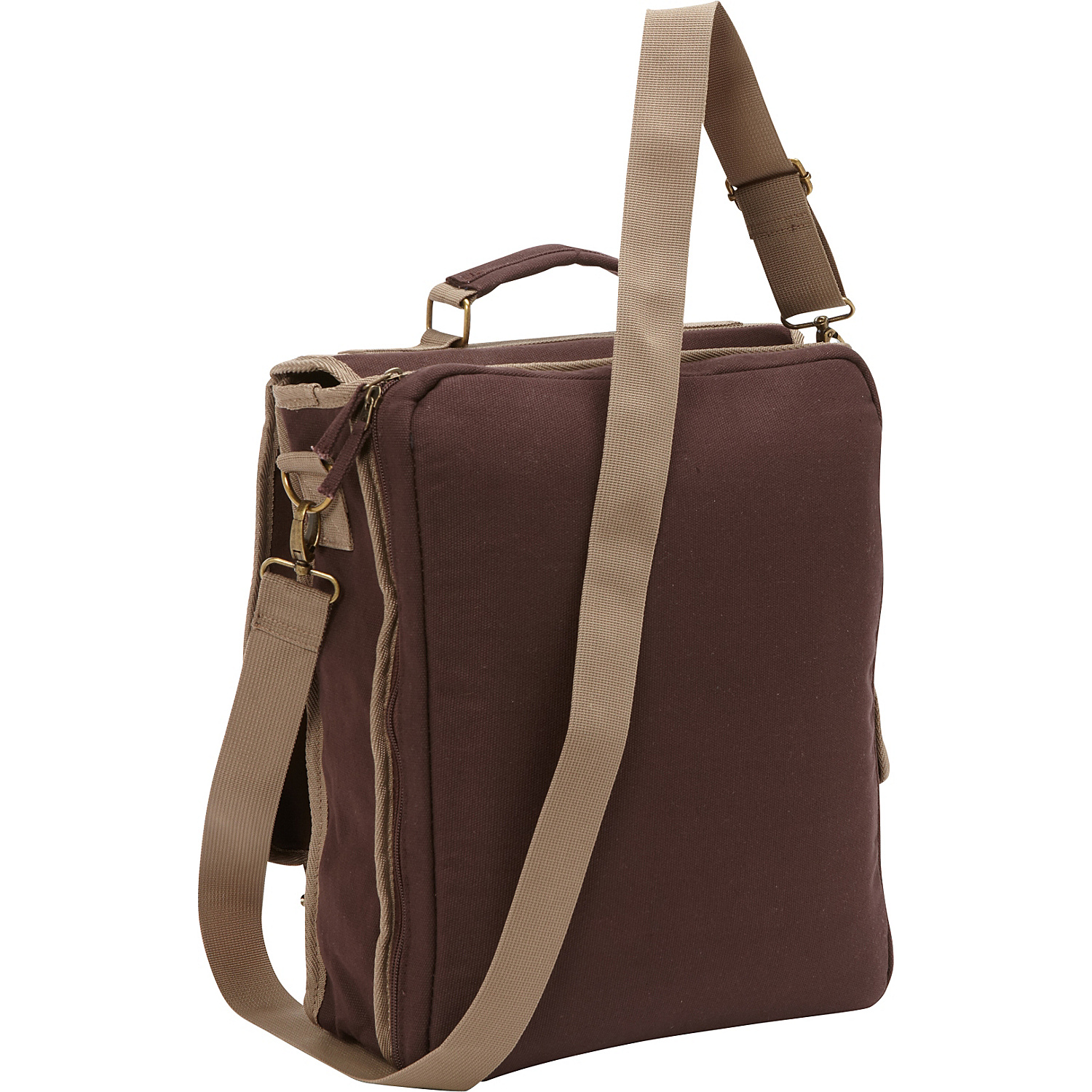 Expresso Vertical Laptop Canvas Brief - Checkpoint Friendly