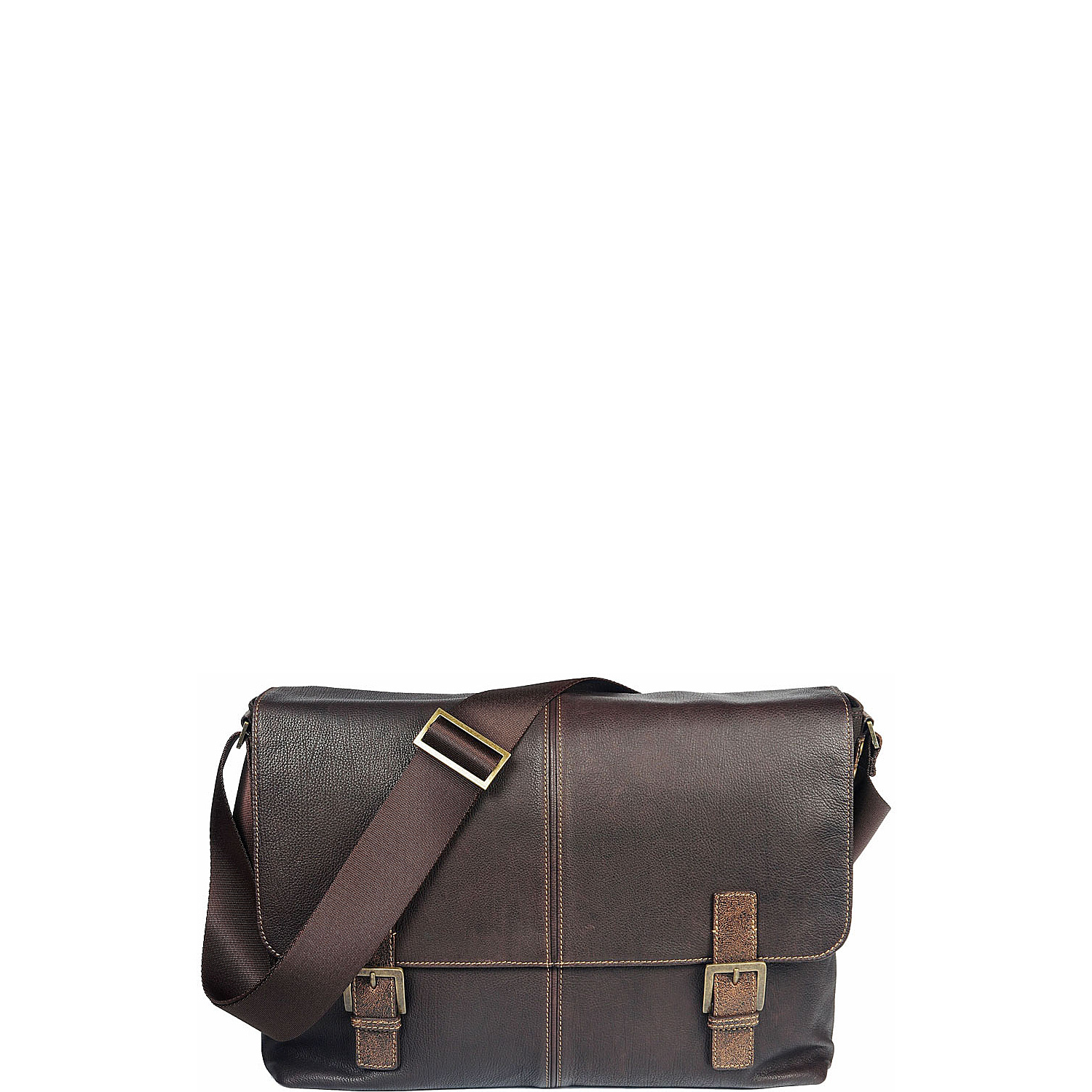 Hendrix Double Buckle Laptop Messenger