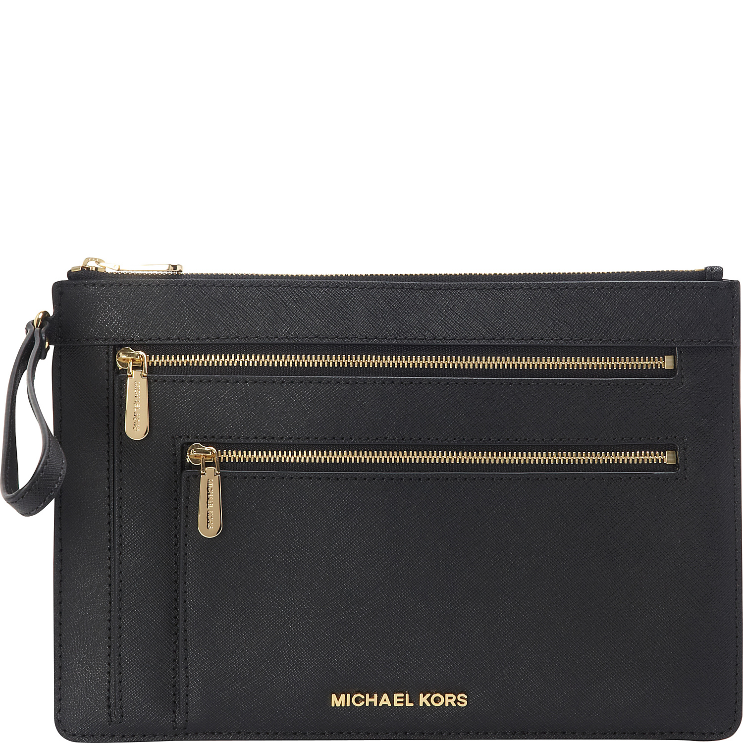 Jet Set Travel XL Triple Zip Clutch