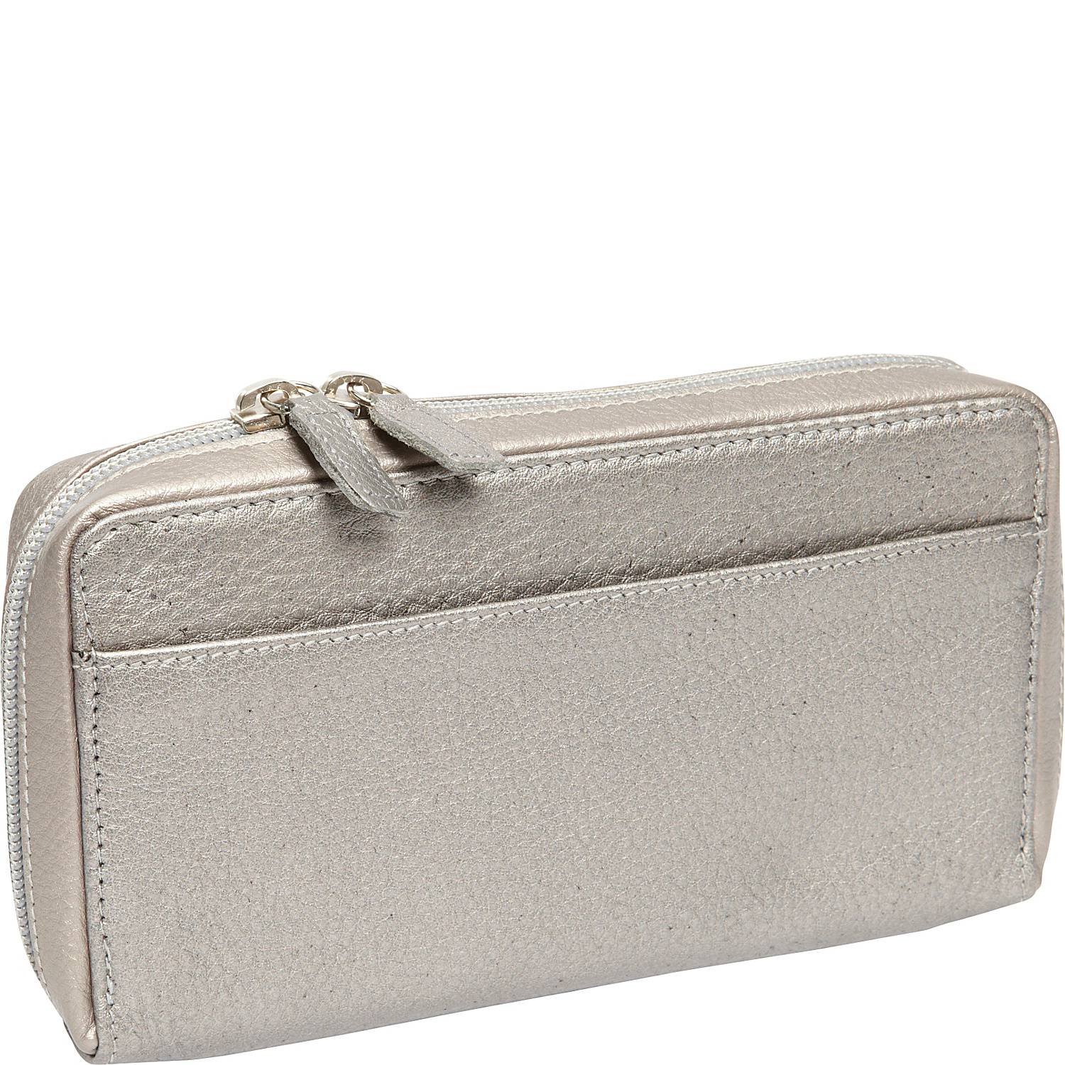 Large Full Zip Organizer Clutch Wallet