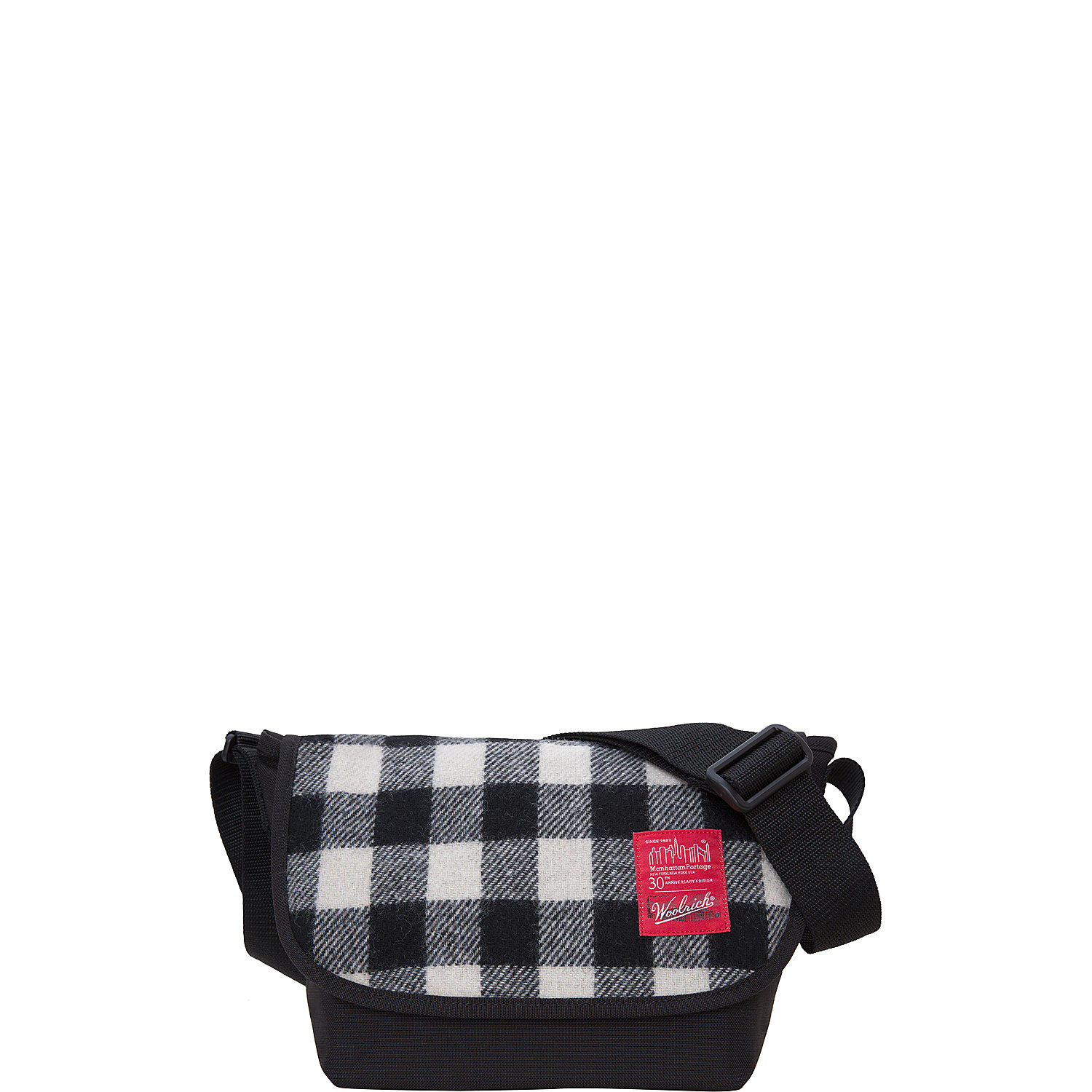 X Woolrich Messenger Jr. Buffalo Check