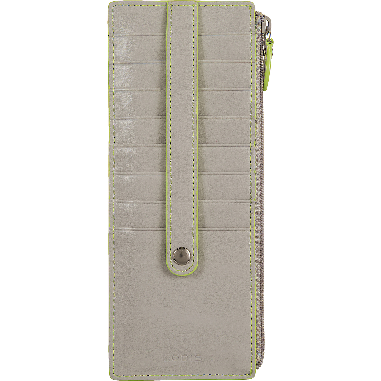 Audrey Credit Card Case with Zip Pocket - Fashion Colors