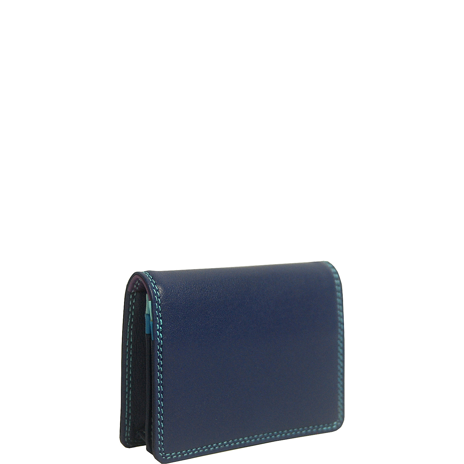 Leather Gusset Card Case with ID Window