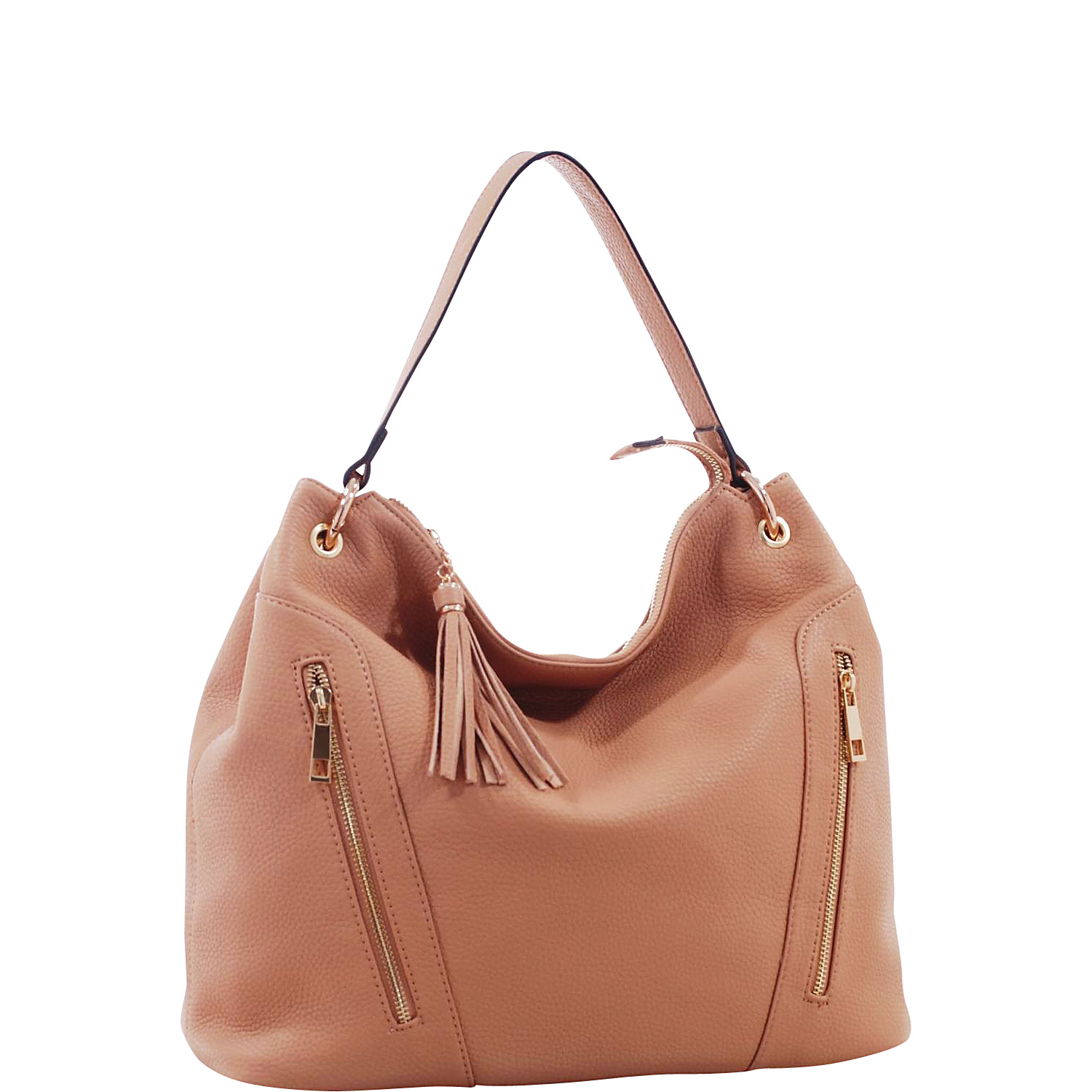 Corinne Tasseled Hobo Bag