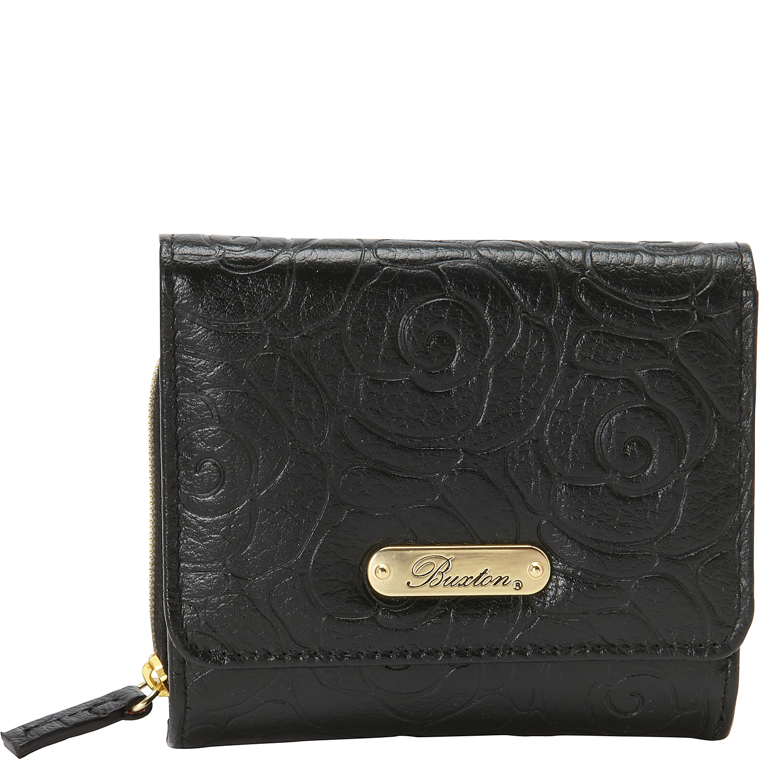 Rose Garden Accordion Zip French Wallet