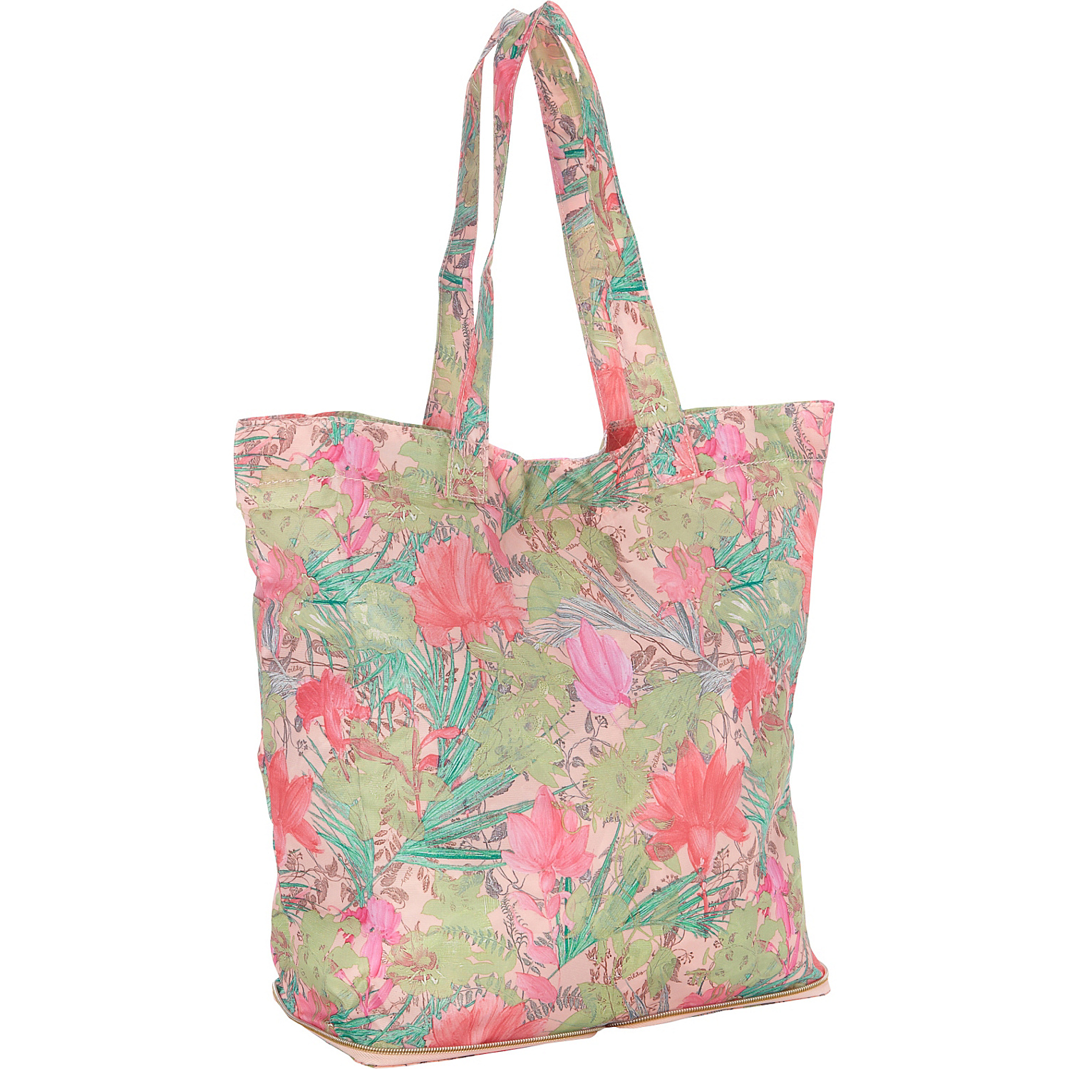 Folding Shopper Shoulder Bag