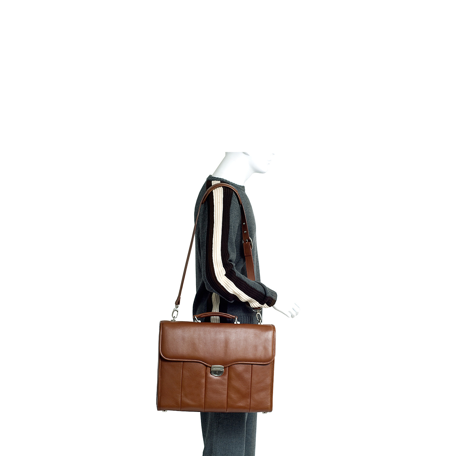 I Series North Park Leather Executive Briefcase