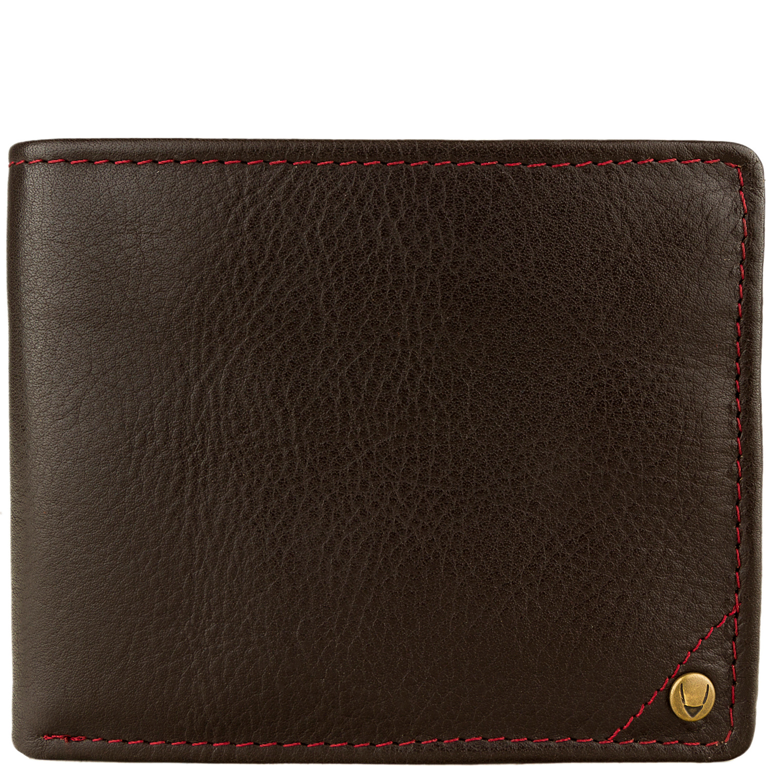 Angle Stitch Leather Multi-Compartment Leather Wallet