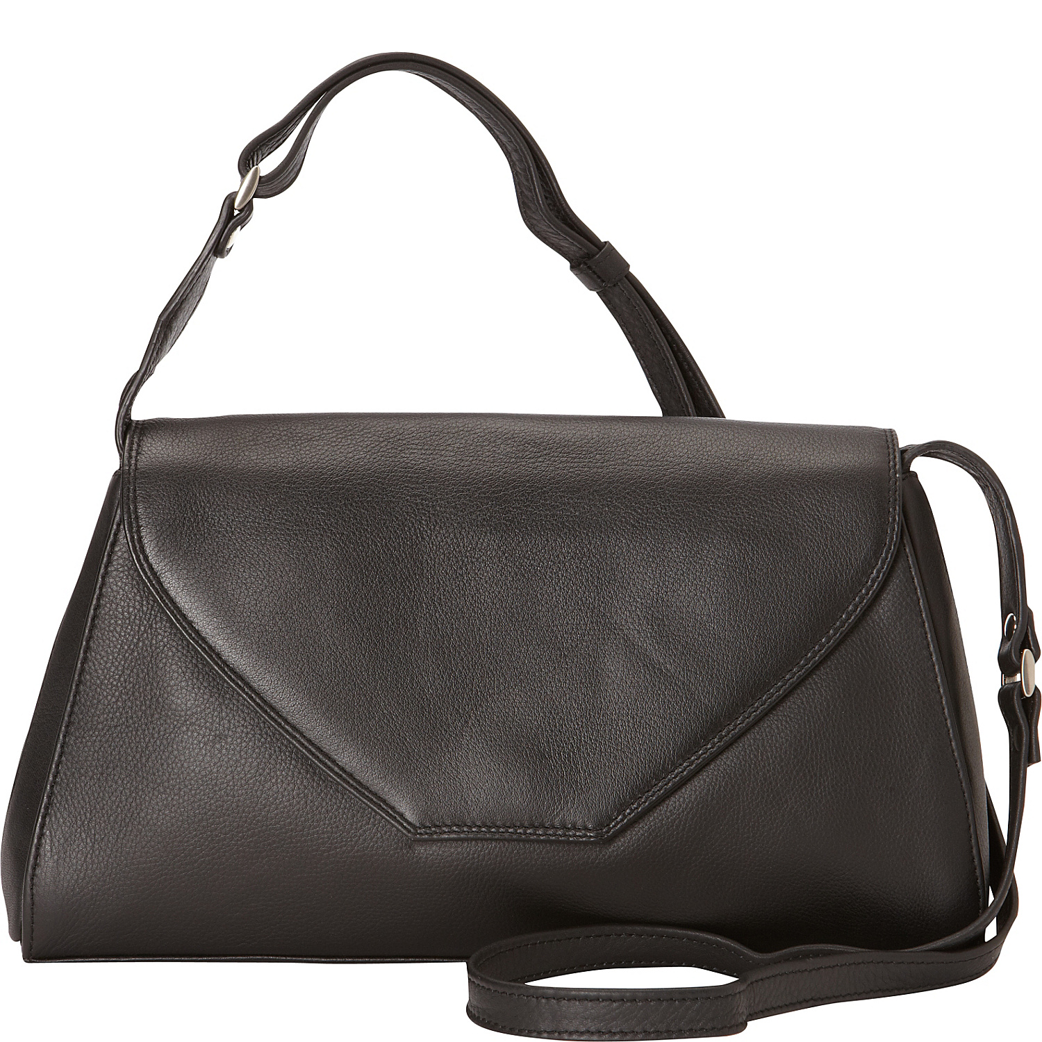 East/West Half Flap Shoulder Bag