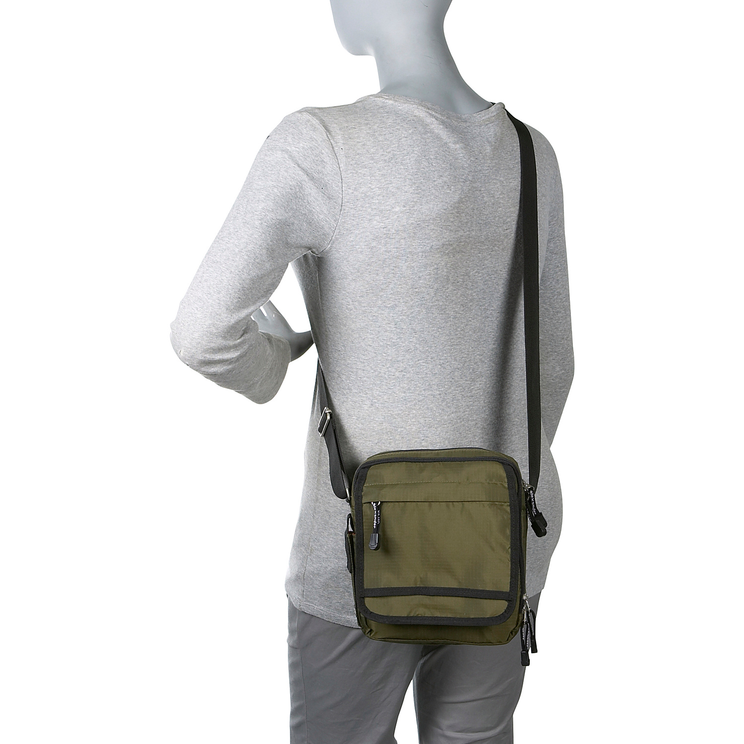 North/South Top Zip Shoulder Bag