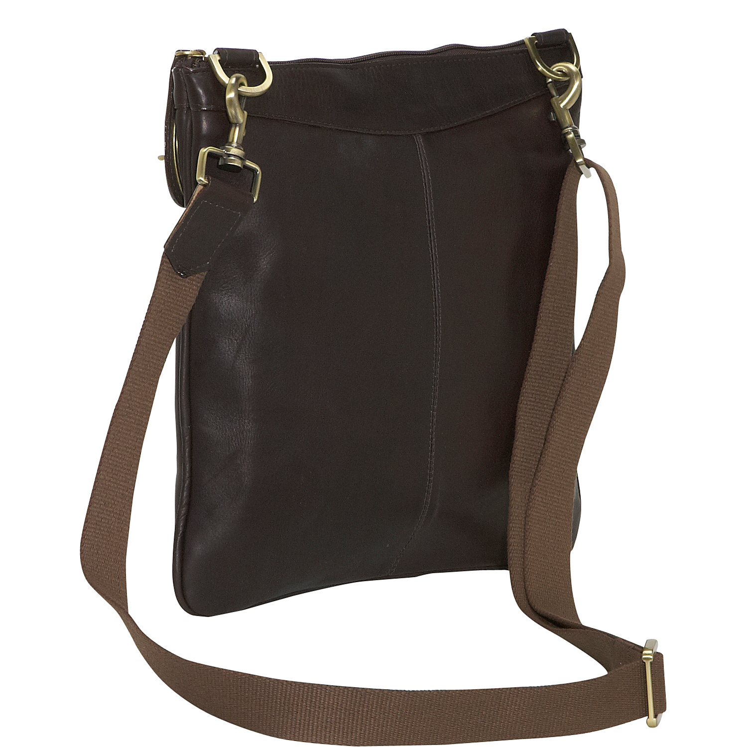 Leather Turnlock Messenger